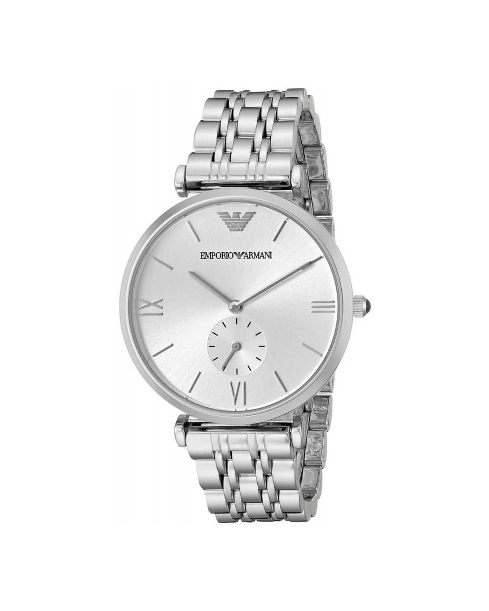 V539-ARAR1819AC-202506111716-00 Armani Men's Silver Steel Watch - One Size - Image 1