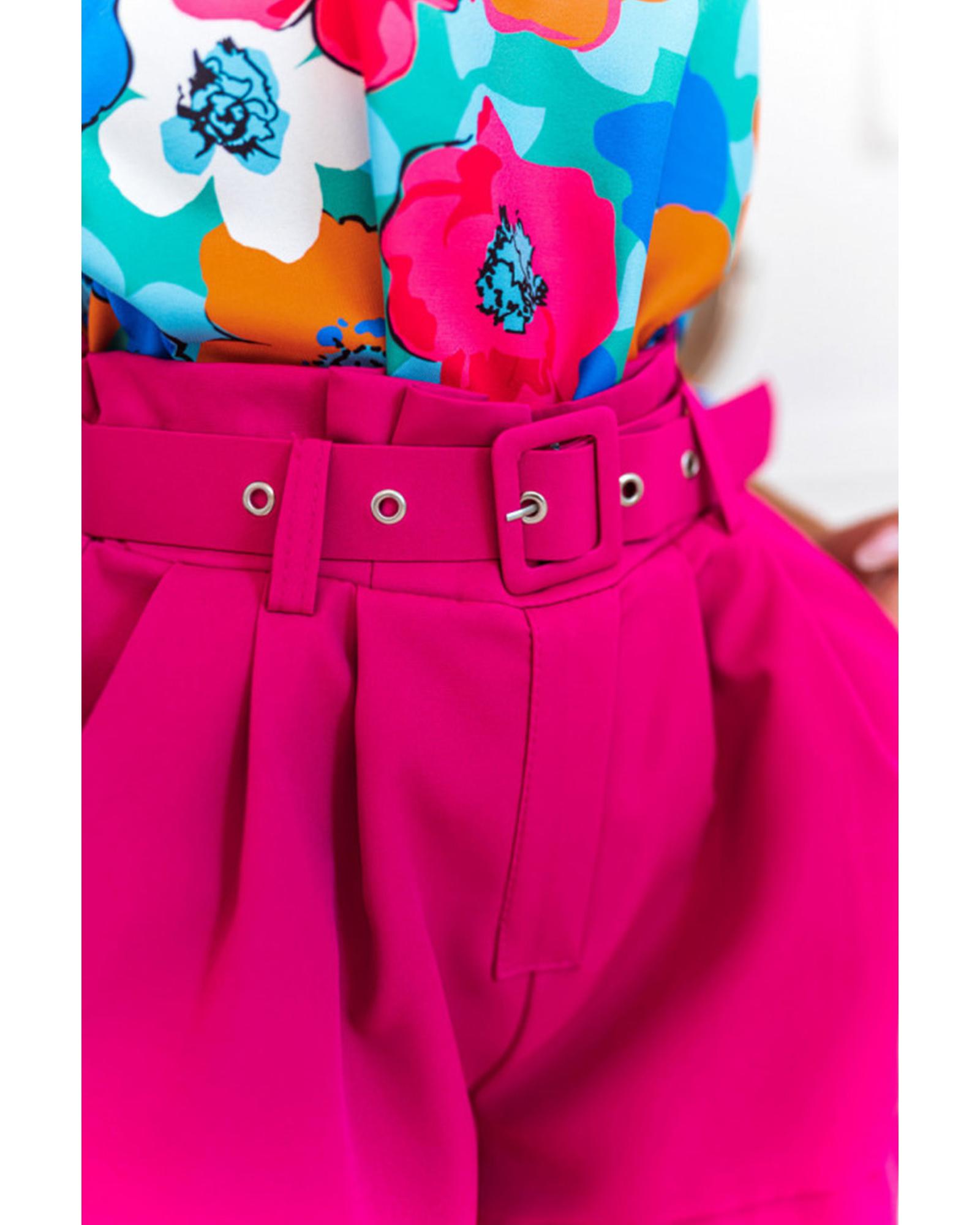 V539-AZEXDC25119409-22-XL-202508251625-00 Azura Exchange Floral Print V Neck Blouse - XL - Image 1