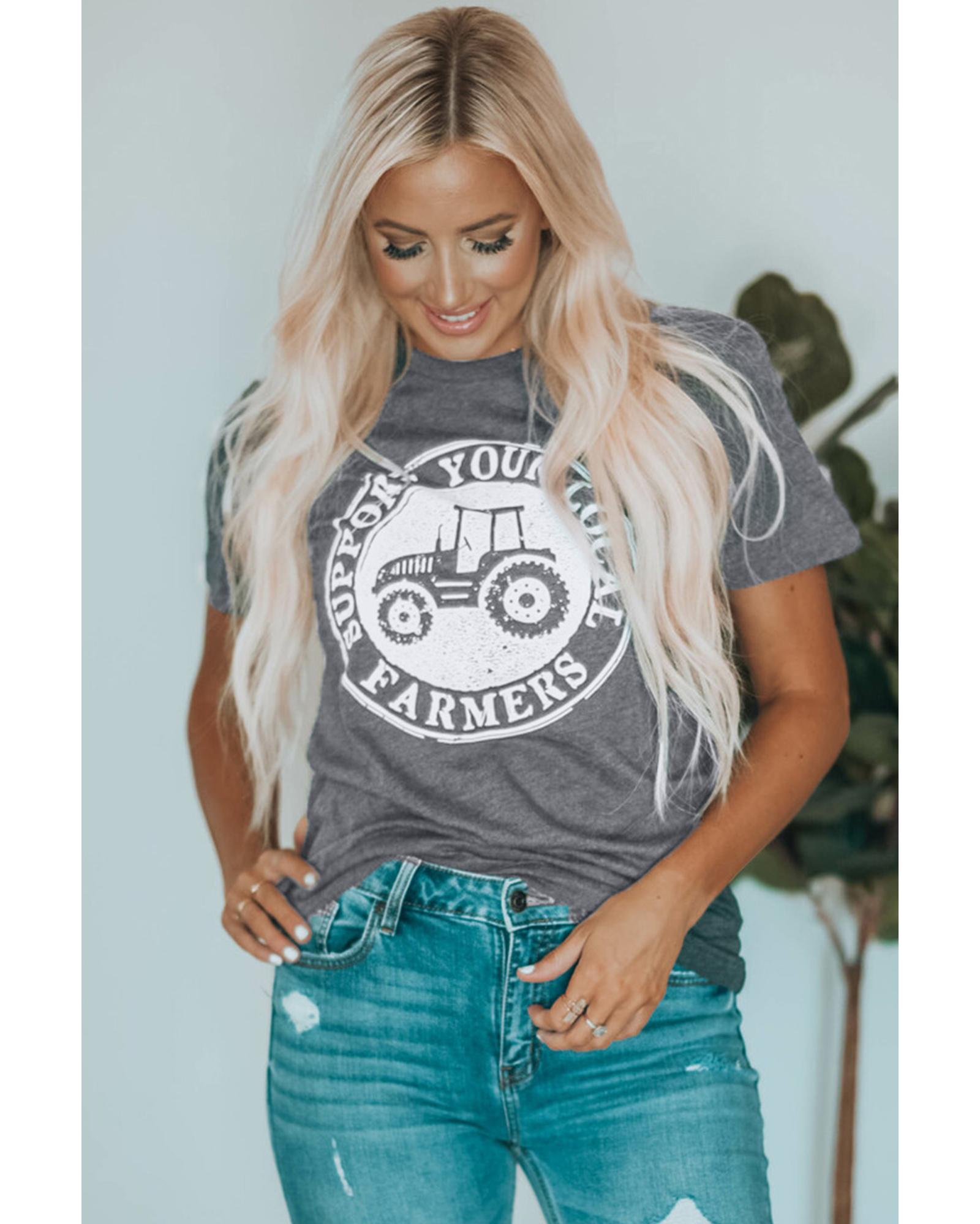 V539-AZEXDC25215682-11-M-202508261200-00 Azura Exchange LOCALFARMERS Graphic Tee - M - Image 1