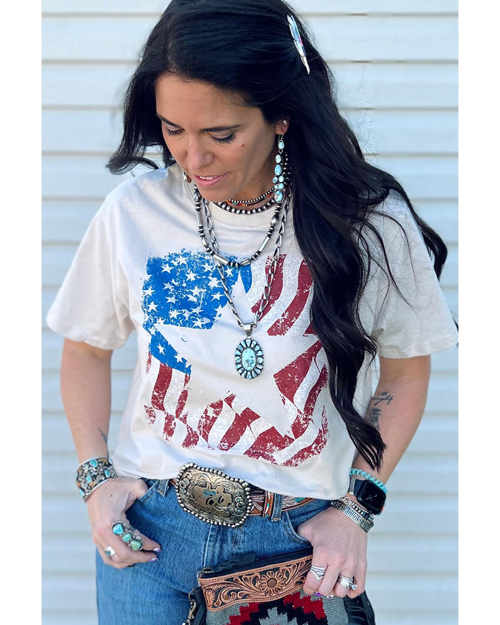 V539-AZEXDC25220086-1-2XL-202508272350-00 Azura Exchange Graphic Print Crew Neck T Shirt - 2XL - Image 1