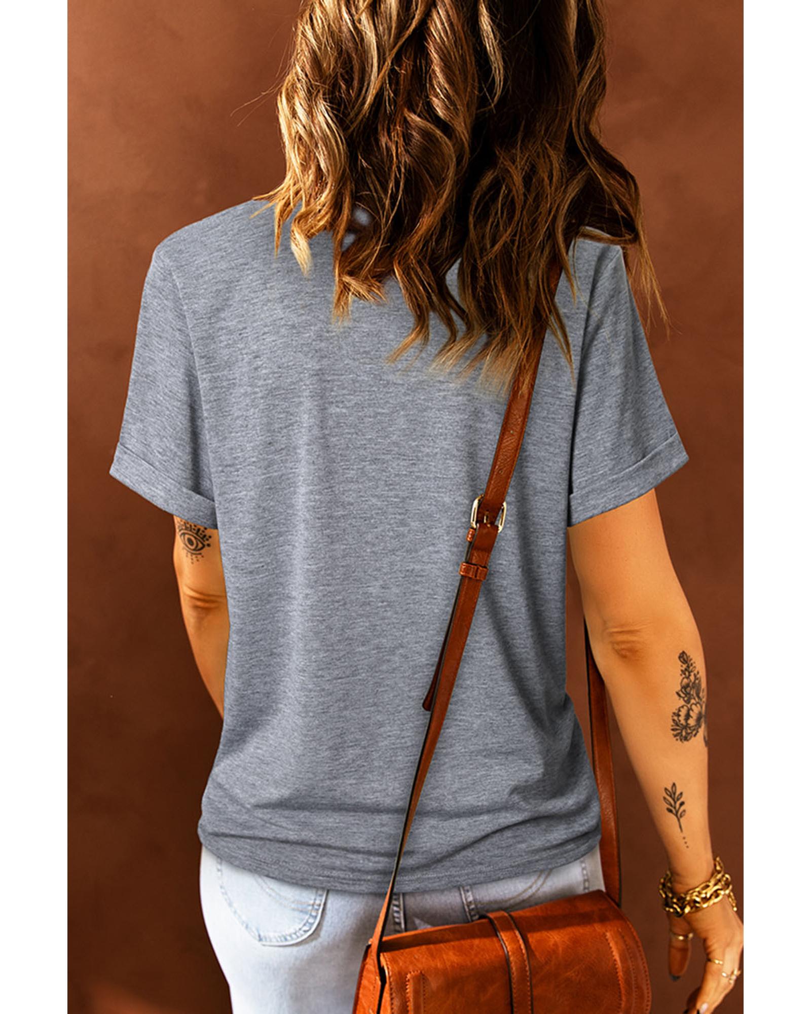 V539-AZEXDC25220934-11-2XL-202508272045-00 Gray EVERYONE Was Thinking It Graphic Tee - 2XL - Image 1