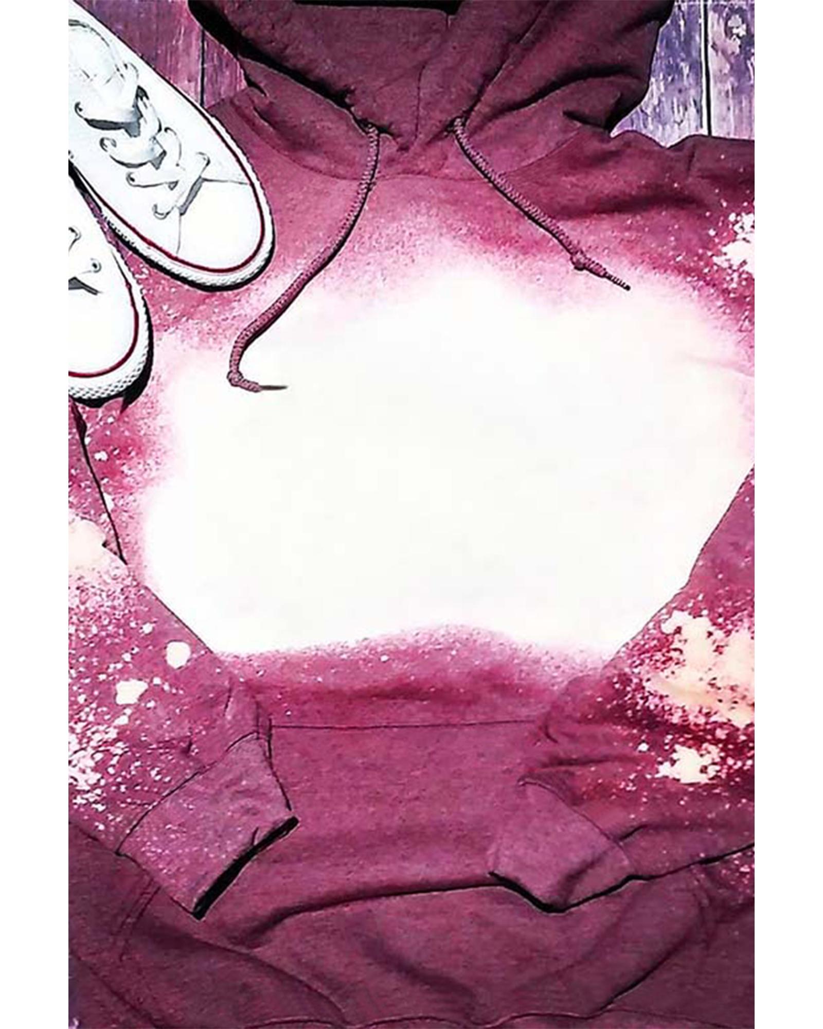 V539-AZEXDC25312768-6-M-202508252320-00 Azura Exchange Leopard Bleached Hoodie with Pocket - M - Image 1