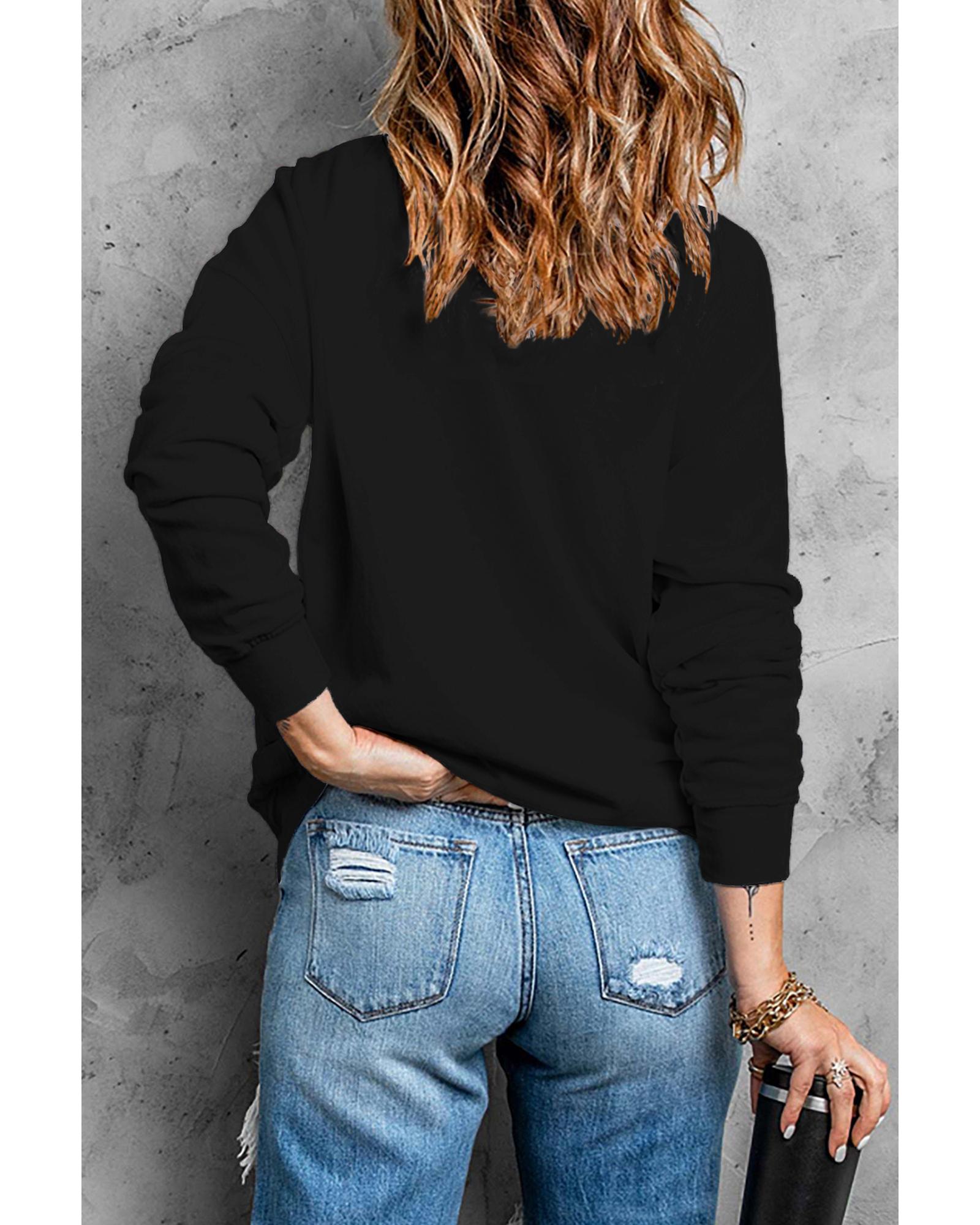V539-AZEXDC25313158-2-2XL-202508251835-00 Azura Exchange Hey Boo Long Sleeve Pullover Sweatshirt - 2XL - Image 1