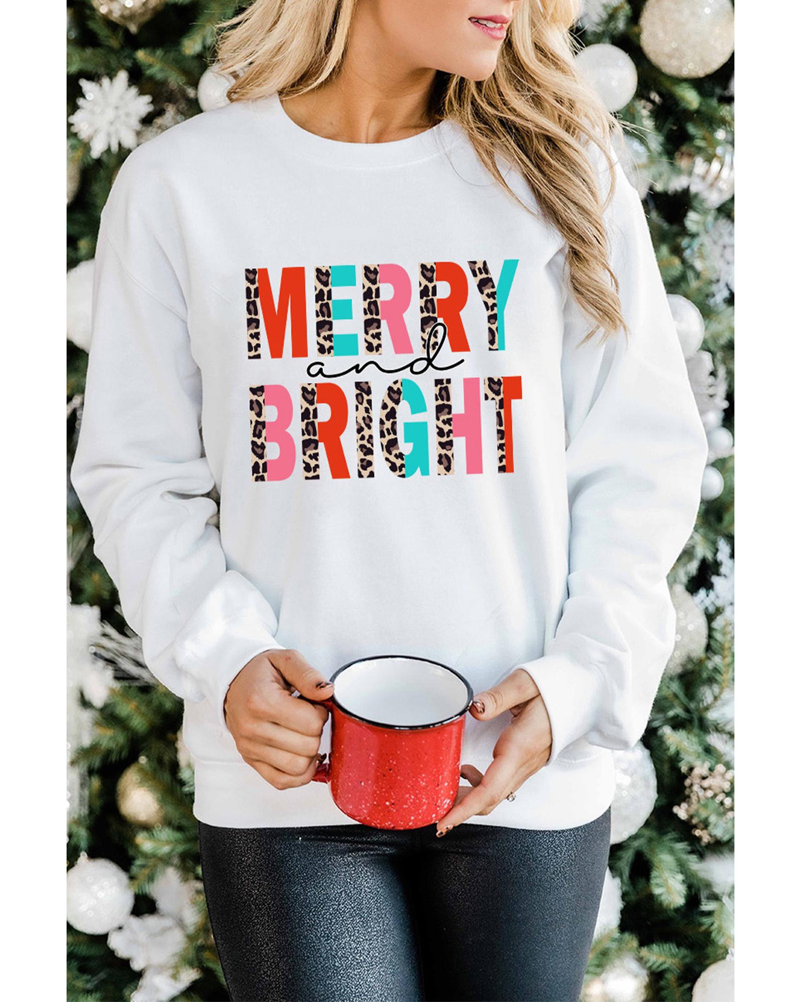 V539-AZEXDC25313502-1-S-161731-00 Azura Exchange Leopard Print Pullover Sweatshirt - S - Image 1