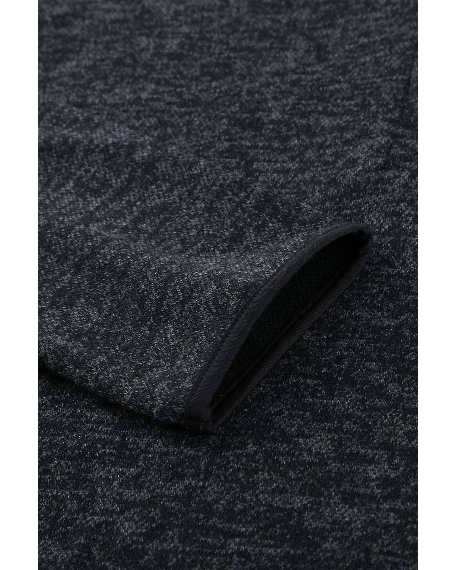 V539-AZEXDC2532487-2-M-202508252225-00 Azura Exchange Button Snap Neck Pullover Hoodie - M - Image 1