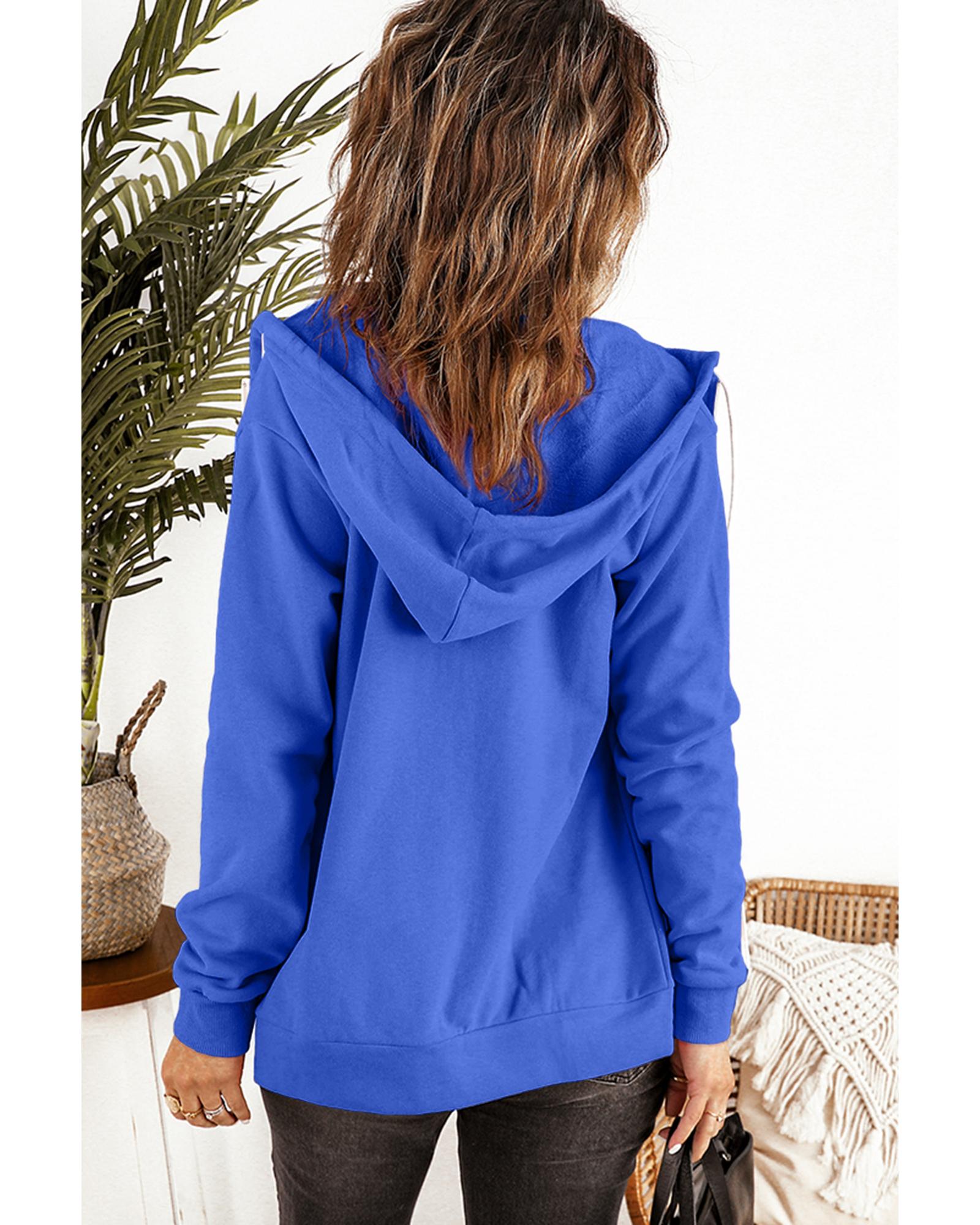 V539-AZEXDC253726-5-2XL-202508262055-00 Azura Exchange Black Zip-up Hoodie Jacket - 2XL - Image 1