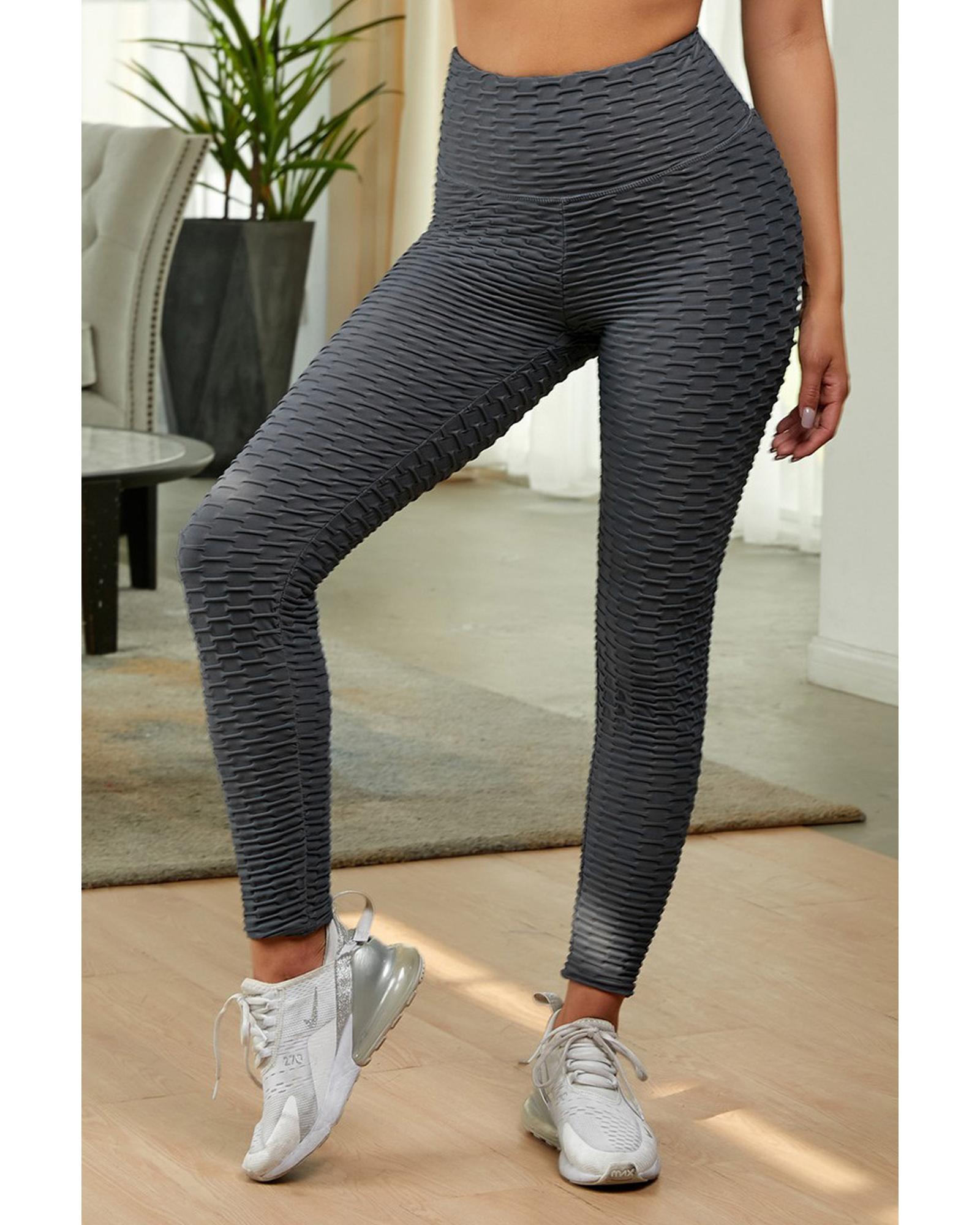 V539-AZEXDC26080-11-XL-202508300115-00 Gray Perfect Shape Leggings - XL - Image 1