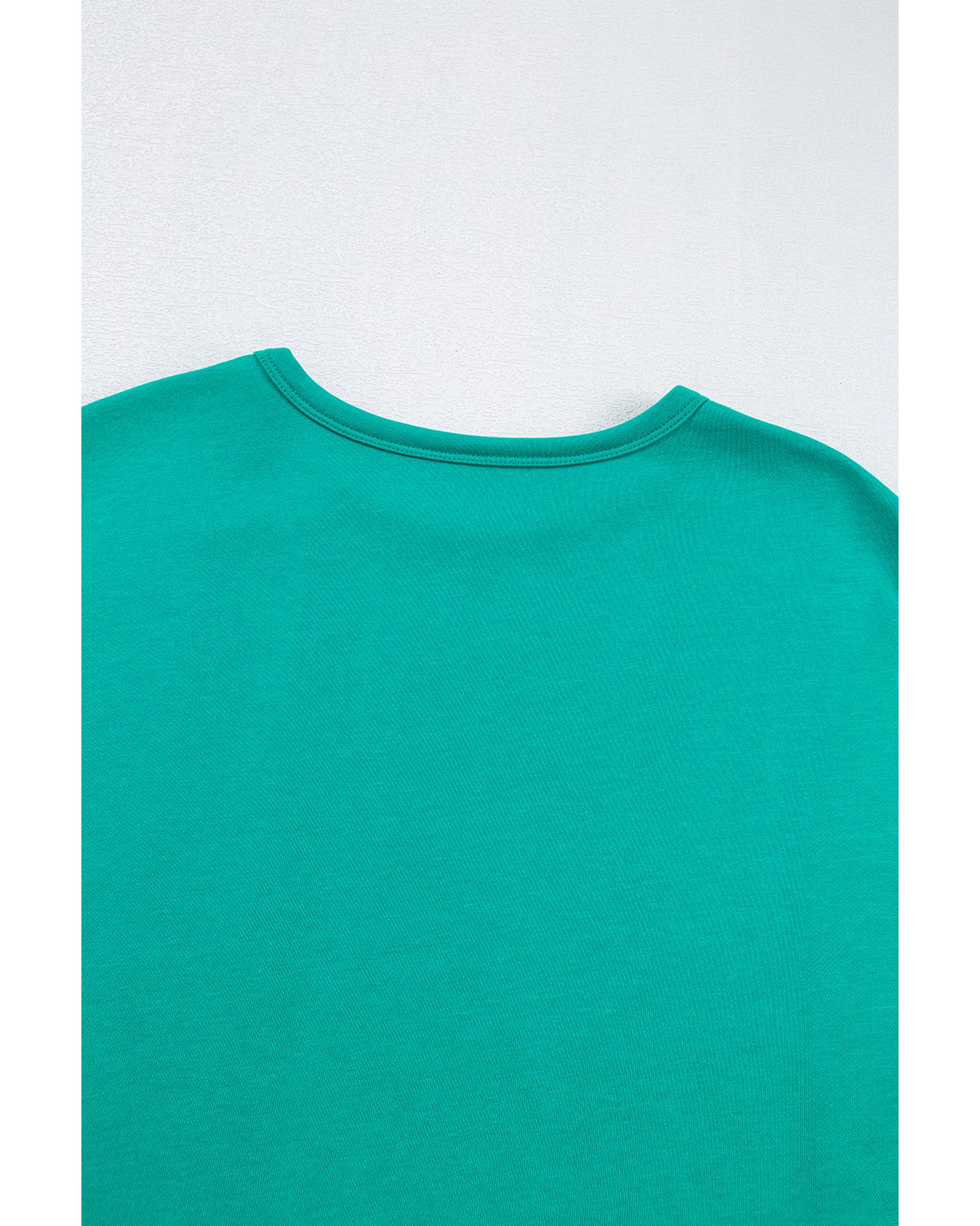 V539-AZEXDC626695-P3009-2XL-202508301600-00 Solid Color Pullover Top and Cargo Pants Set - 2XL - Image 1