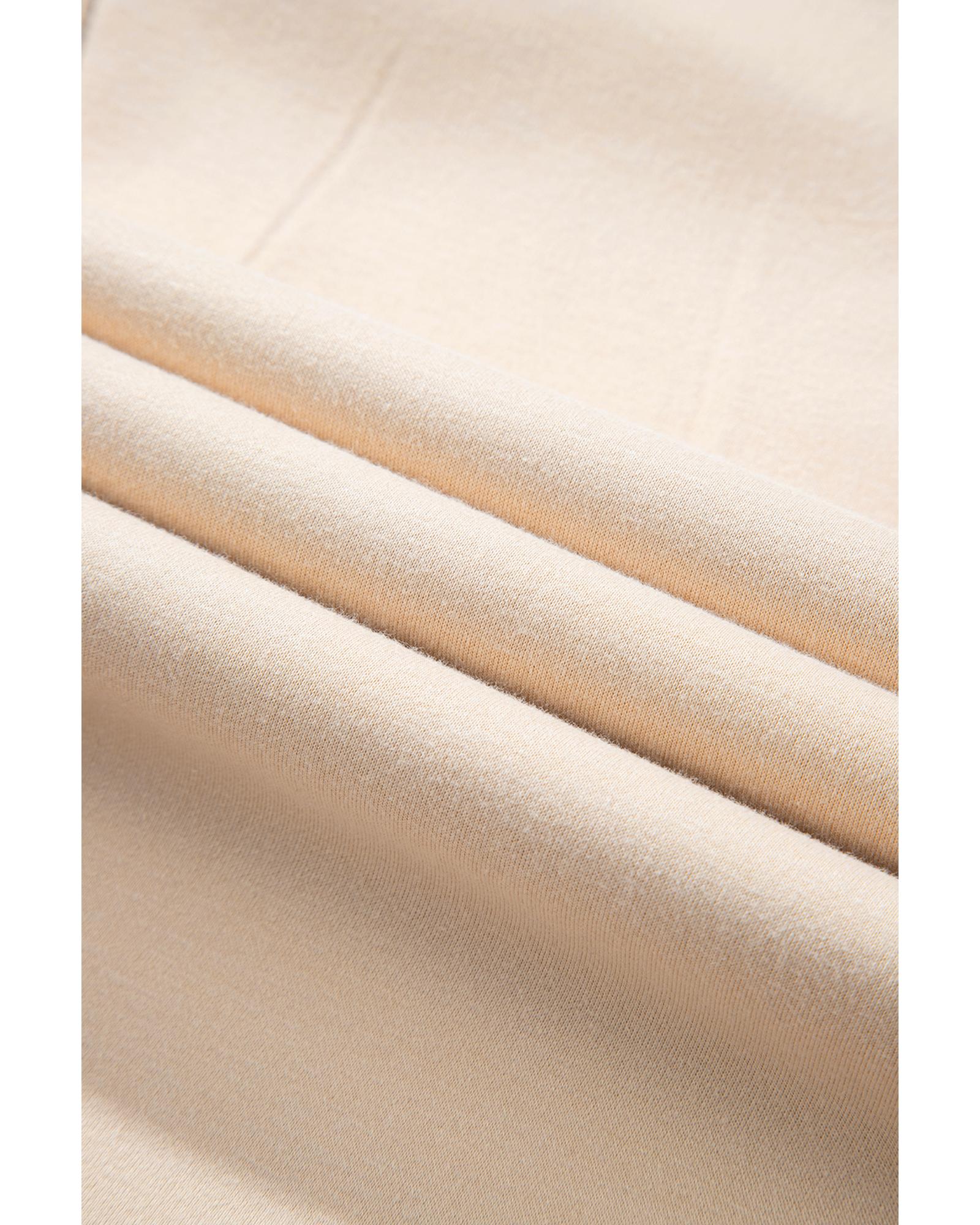 V539-AZEXPL253480-P1722-4X-202508310505-00 Brown Exposed Seam Colorblock Plus Size Hoodie - 4X - Image 1