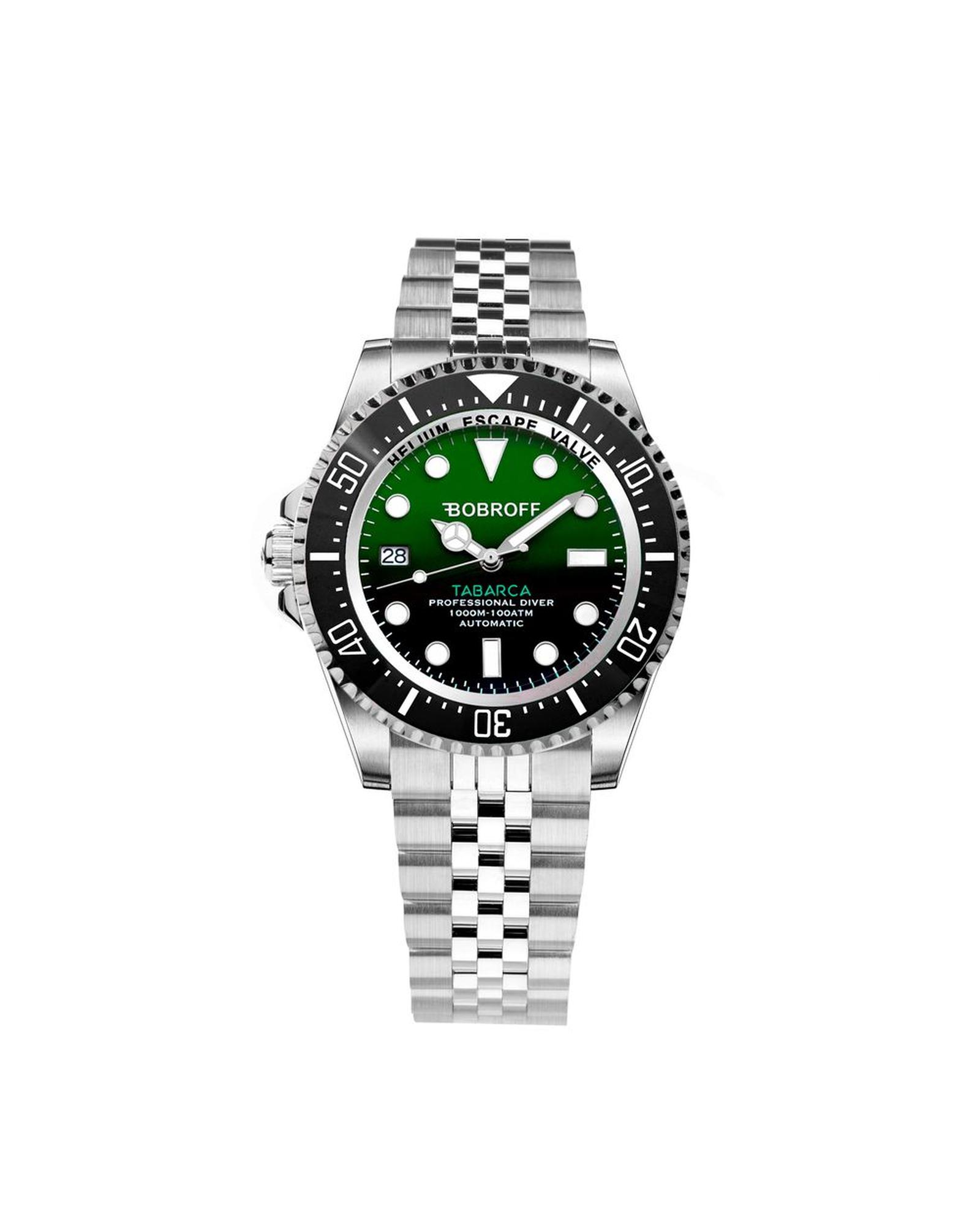 V539-BOBF0002IJAC-202506160021-00 Bobroff Men's Silver Stainless Steel Watch - One Size - Image 1