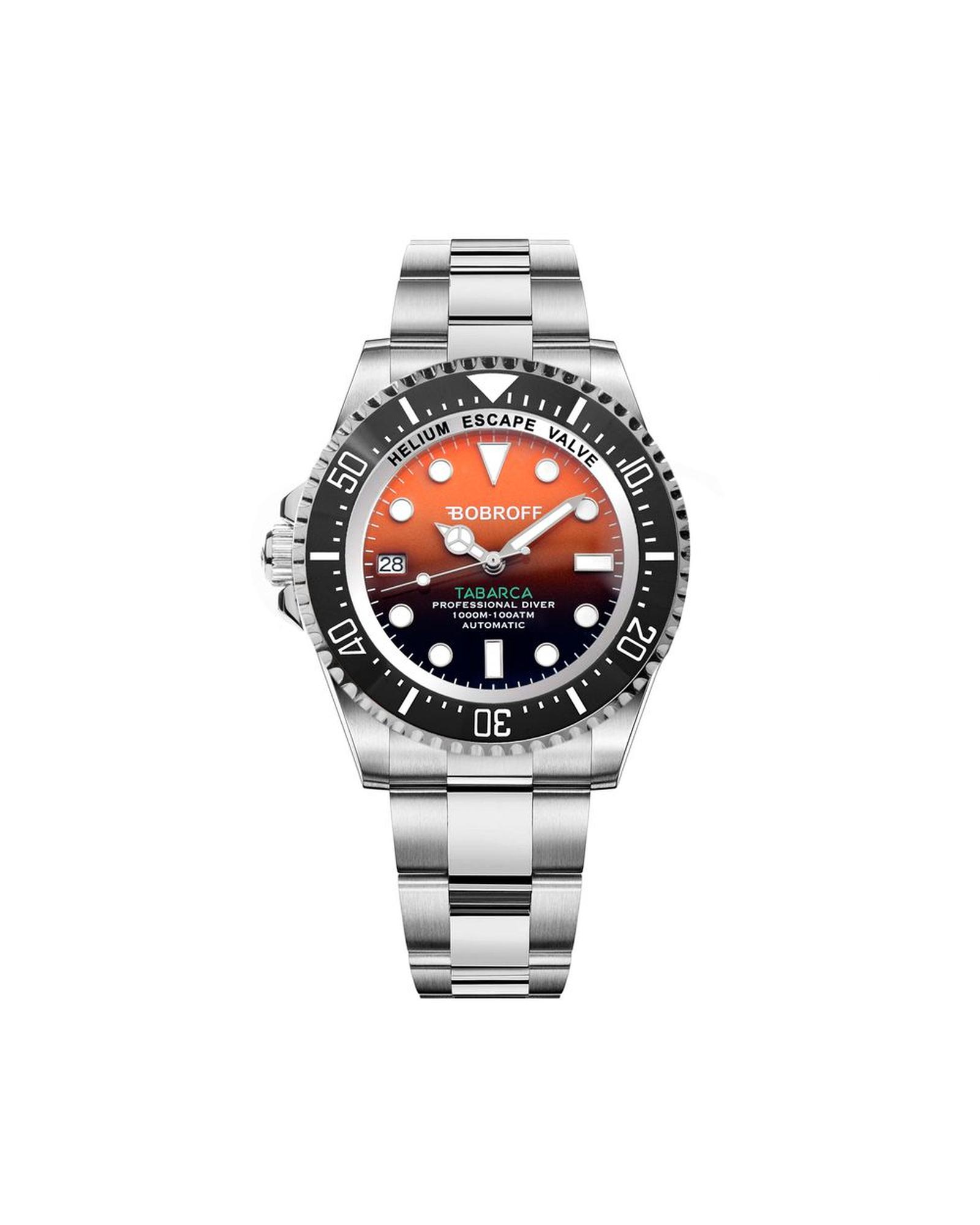 V539-BOBF0004IAC-202506160030-00 Bobroff Men's Silver Stainless Steel Watch - One Size - Image 1