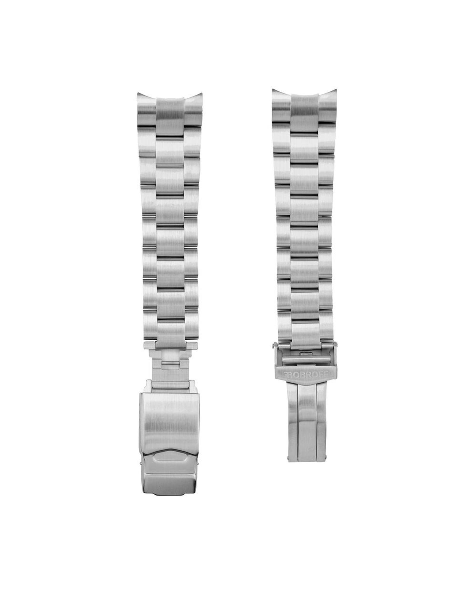 V539-BOBFSTAC-202506160054-00 Bobroff Men's Silver Stainless Steel Watch - One Size - Image 1