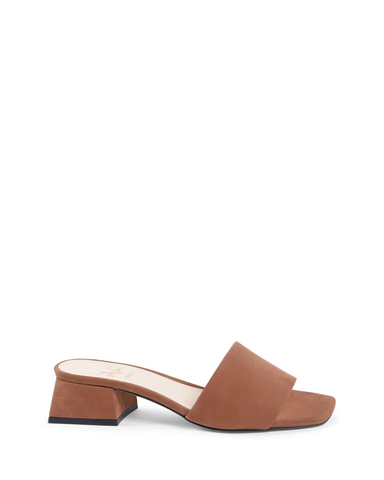 V539-BTB102561-202509031715-00 Italian Leather Sandals with 4cm Heel - 40 EU - Image 1