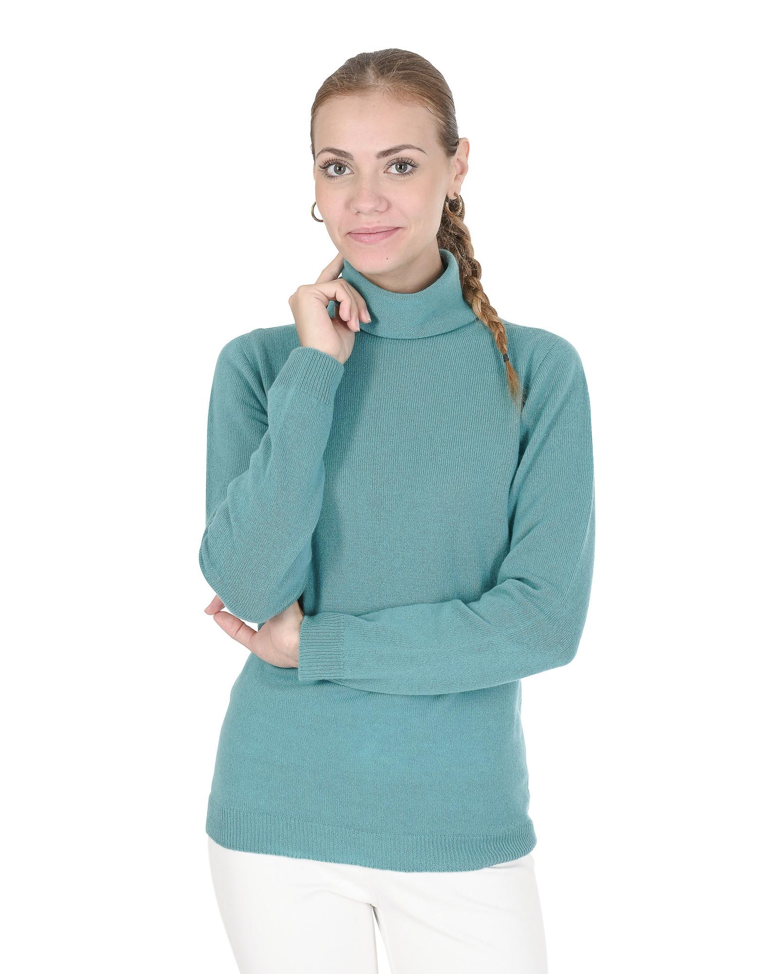 V539-BTB108285-202509011620-00 Premium Cashmere Turtleneck Sweater - L - Image 1