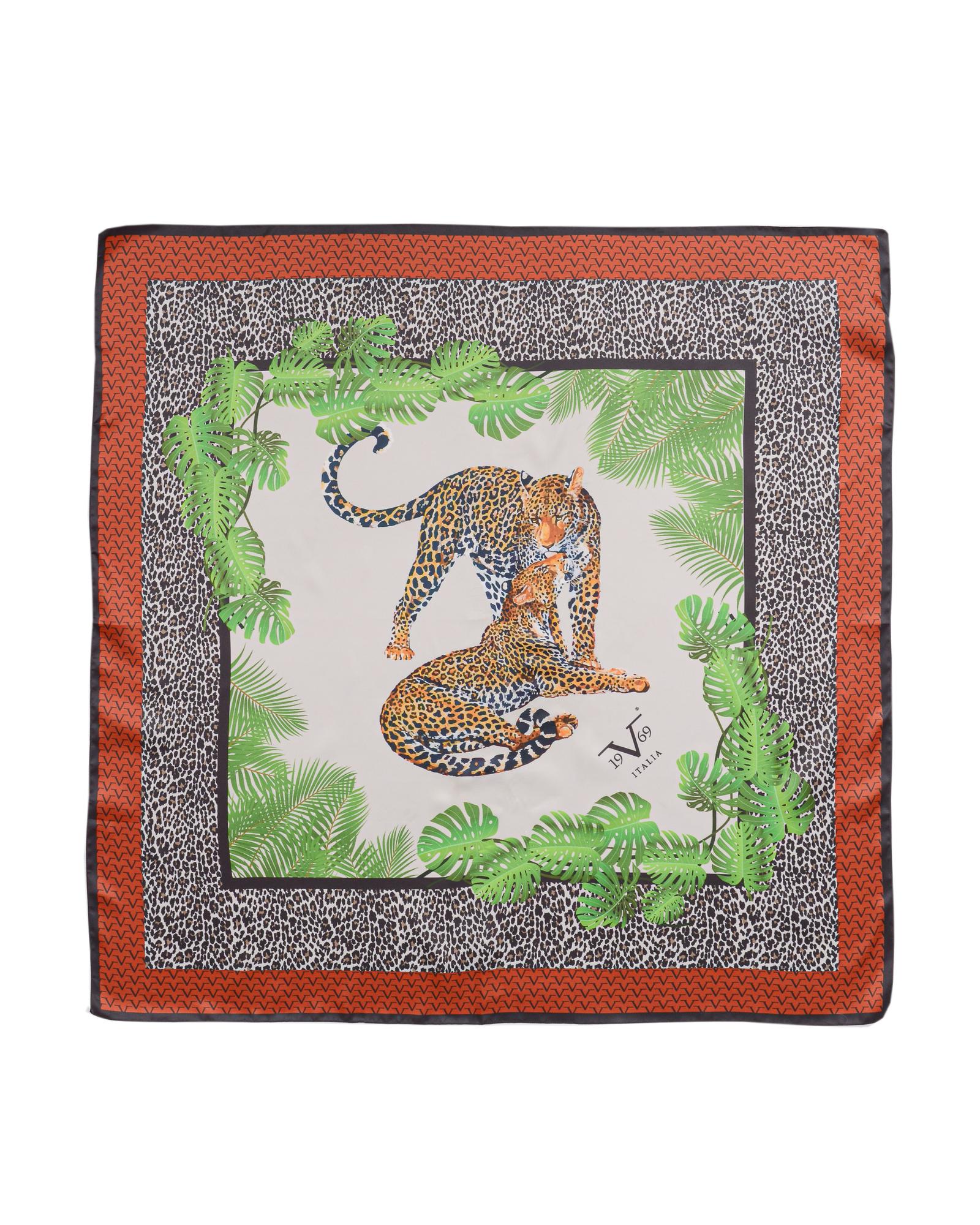 V539-BTB59954-202509010925-00 Foulard with Leopard Print - One Size - Image 1