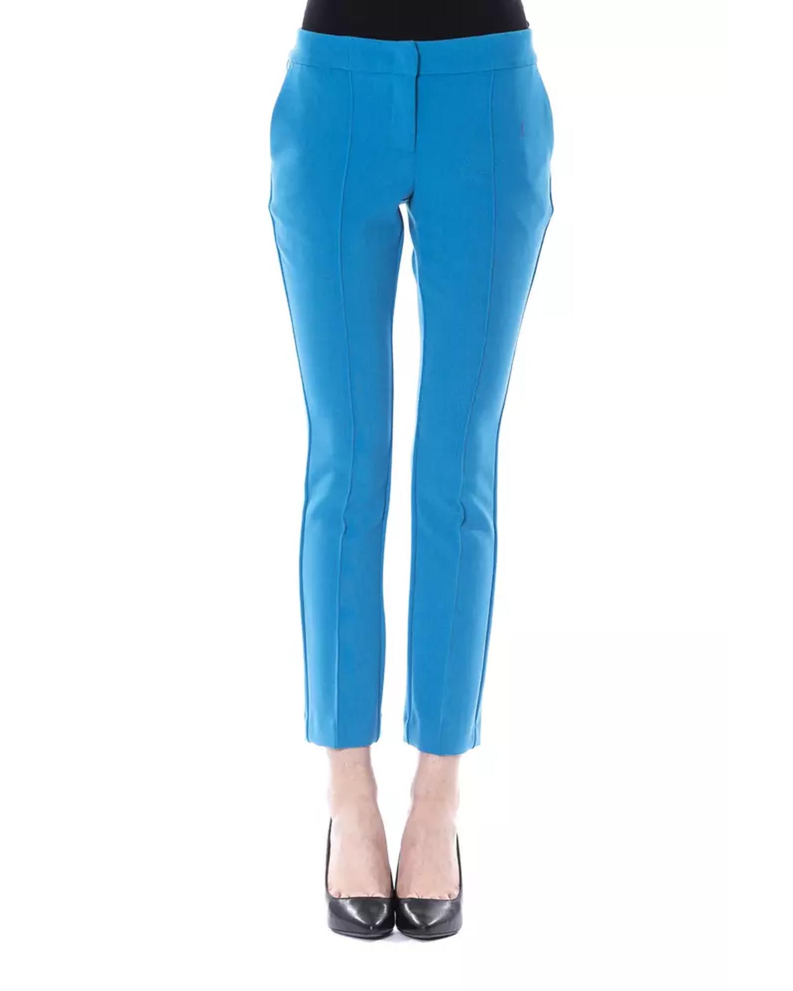 V539-BY-17641-IT40S-202509011300-00 Lateral Closure Skinny Pants with Frontal Application 40 IT Women - Image 1