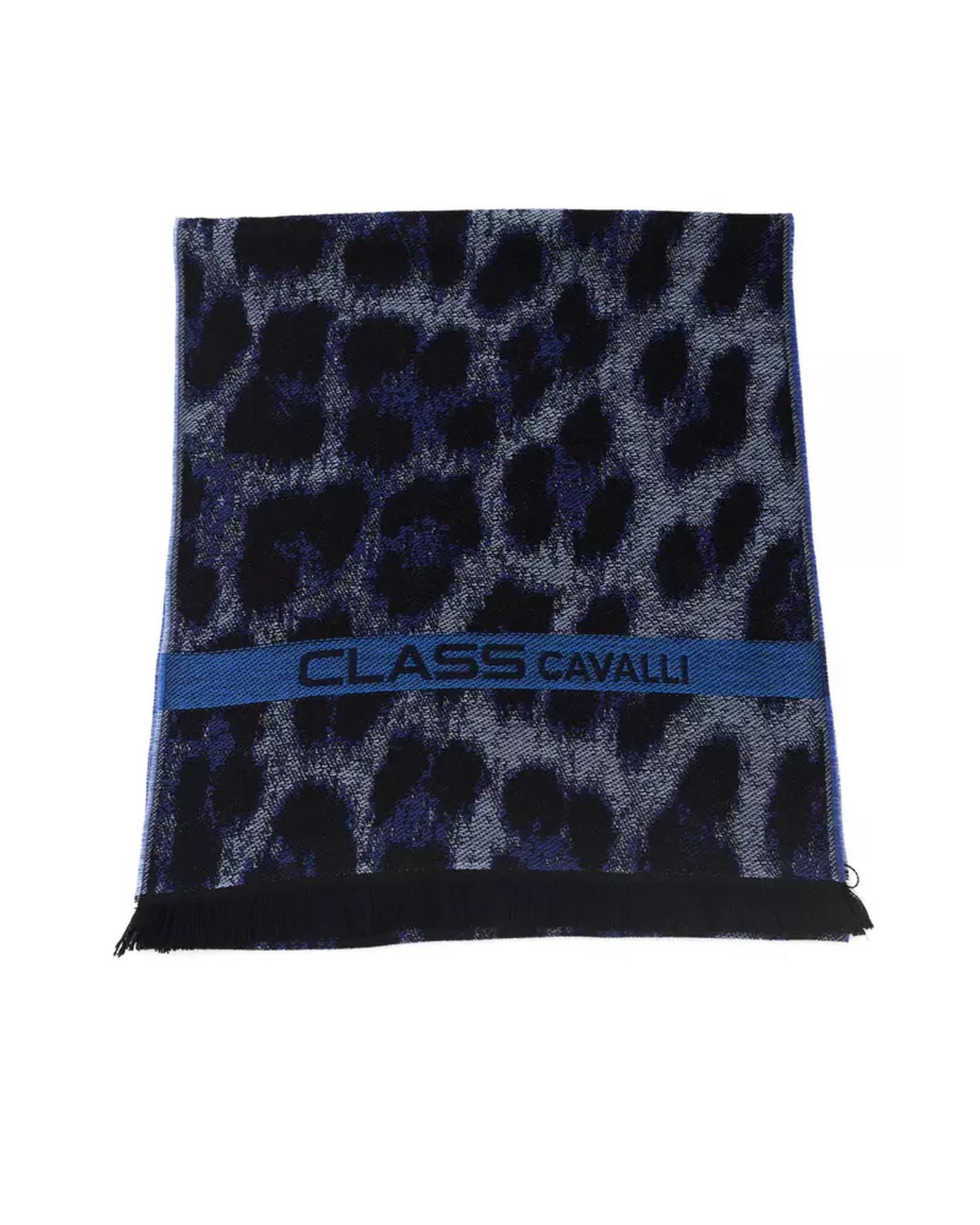 V539-CA-22209-202506160535-00 Cavalli Class Men's Animalier Fantasy Logo Luxury Scarf - One Size - Image 1