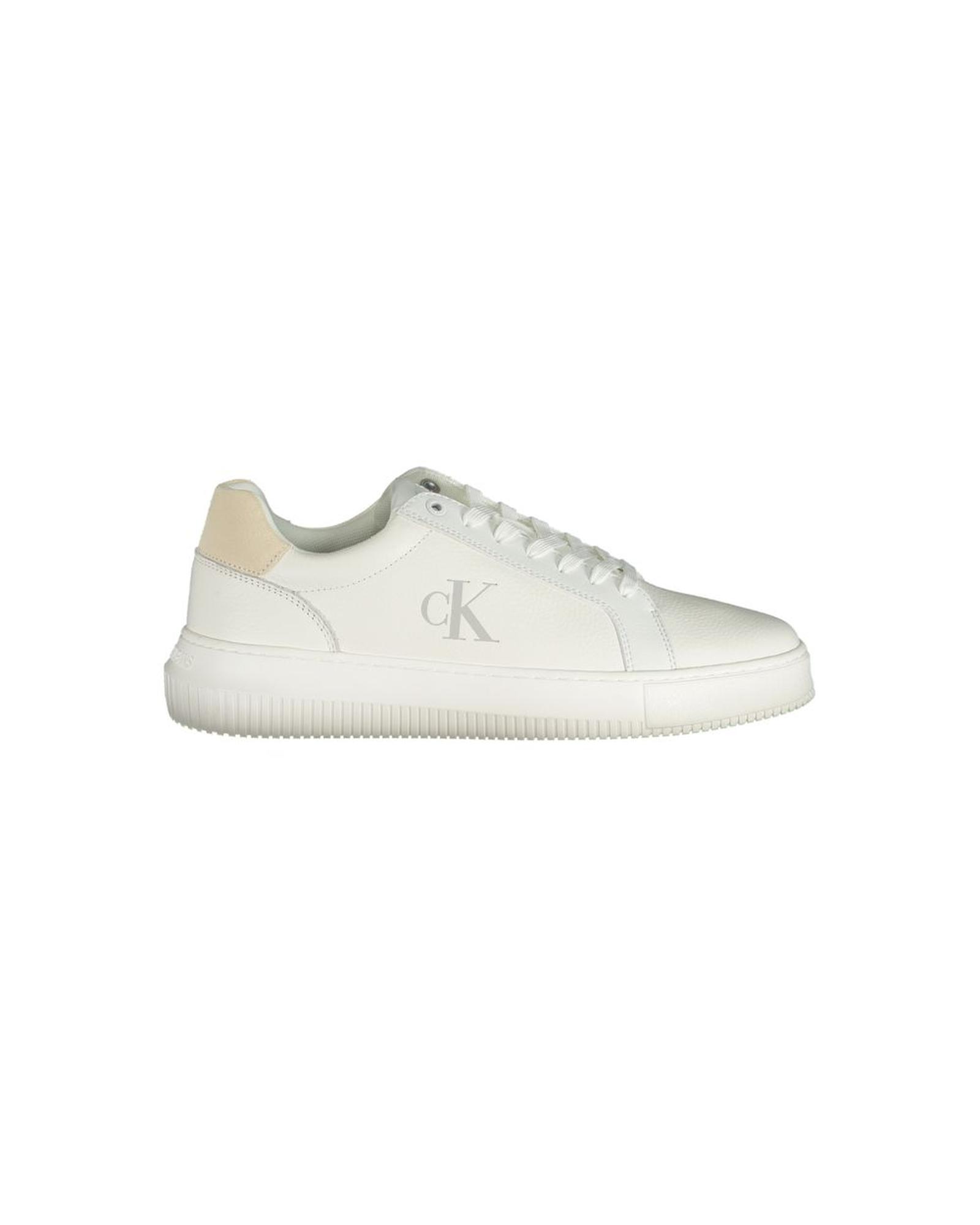 V539-CA-33703-EU40US7-202506161522-00 Calvin Klein Men's White Polyester Sneaker - 40 EU - Image 1
