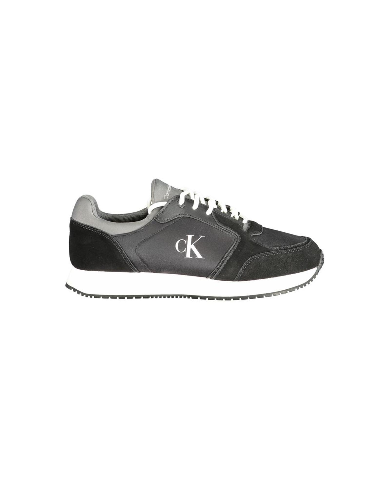 V539-CA-33707-EU40US7-202506191930-00 Calvin Klein Men's Black Polyester Sneaker - 40 EU - Image 1