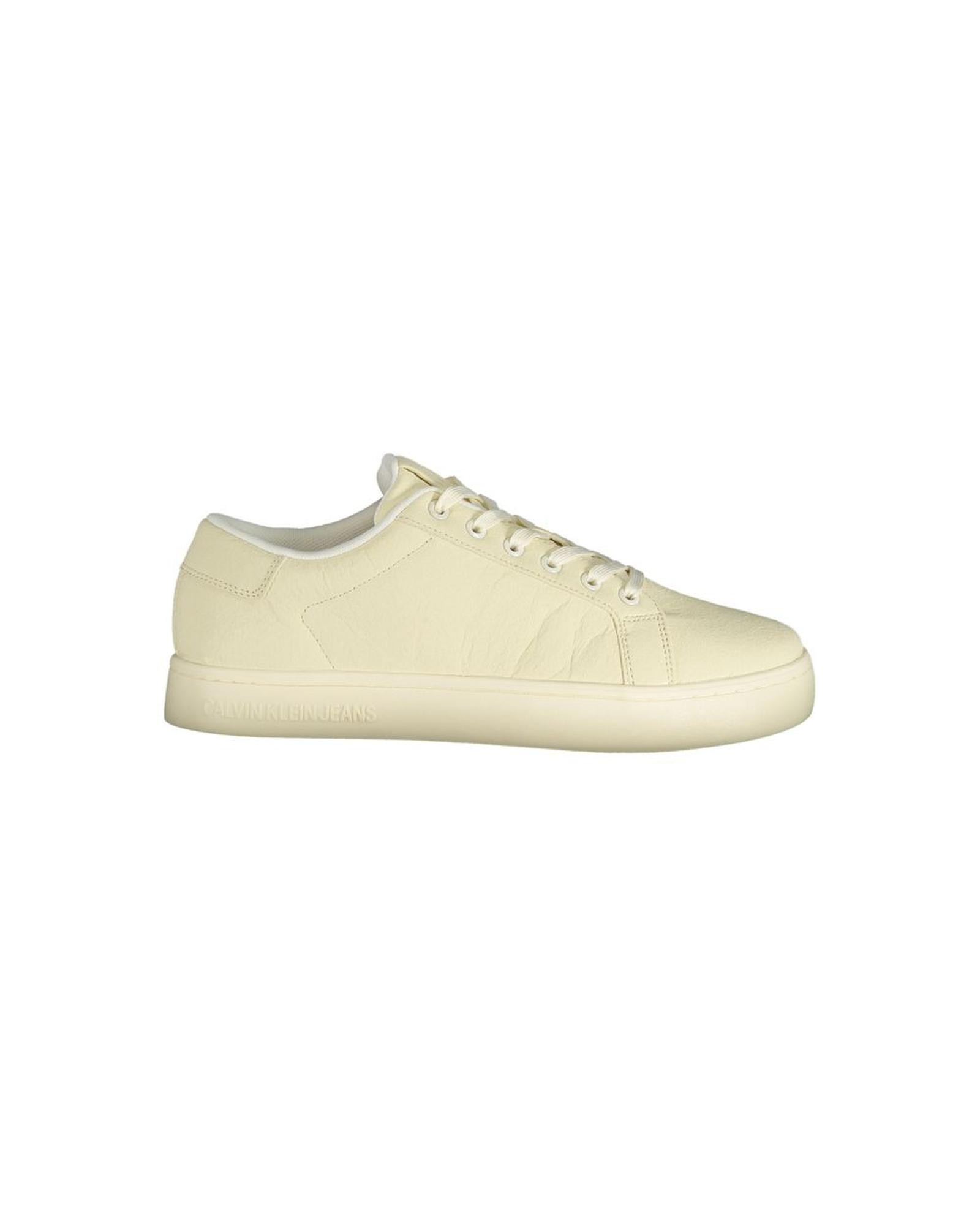V539-CA-33709-EU43US10-202506161541-00 Calvin Klein Men's White Polyester Sneaker - 43 EU - Image 1