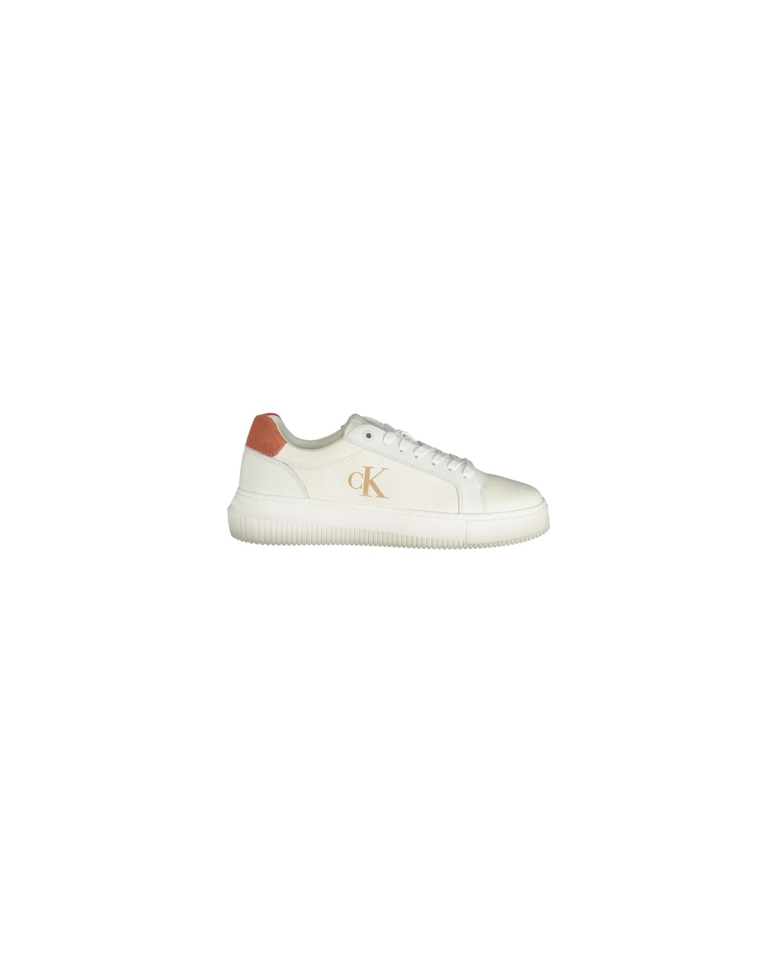 V539-CA-33711-EU37US7-202506161545-00 Calvin Klein Women's White Polyethylene Sneaker - 37 EU - Image 1
