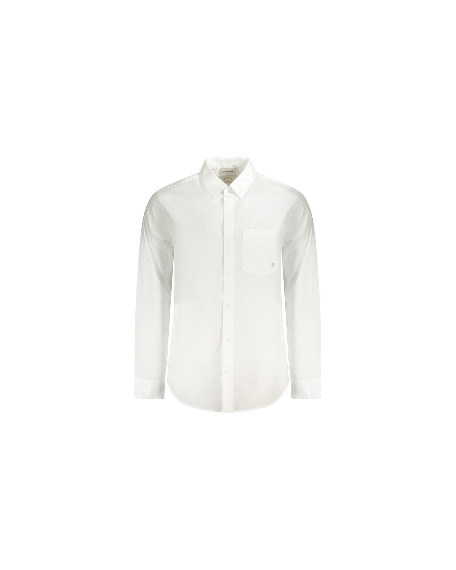 V539-CA-35632-XL-202506161426-00 Calvin Klein Men's White Cotton Shirt - XL - Image 1