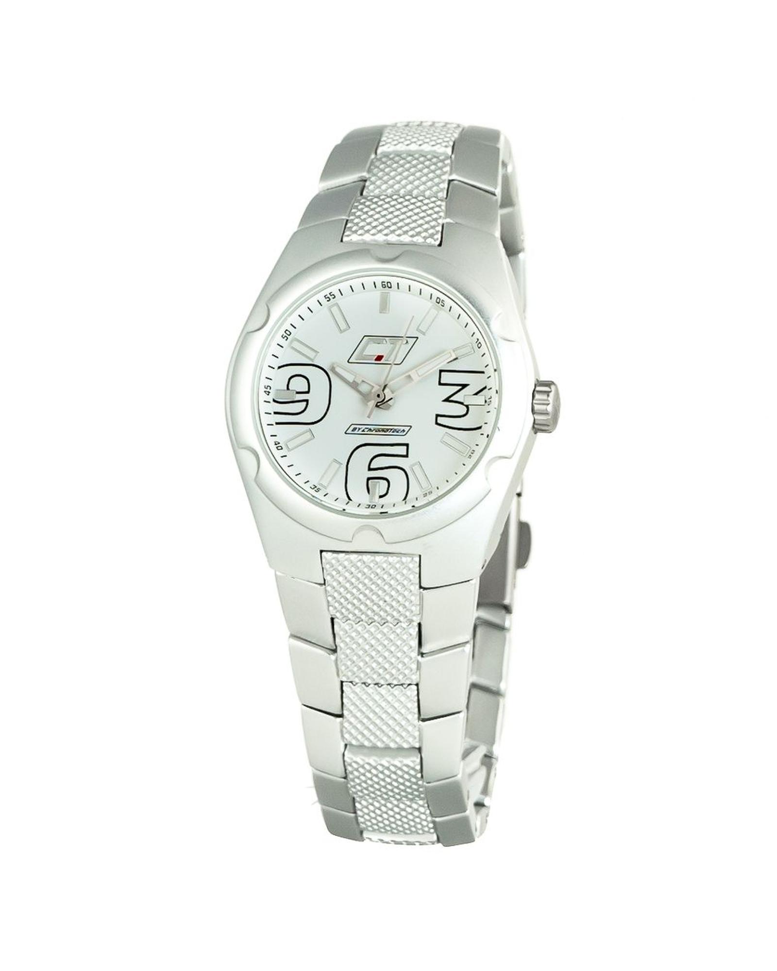 V539-CHCC7039L05MAC-202506161737-00 Chronotech Women's Silver Steel Watch - One Size - Image 1