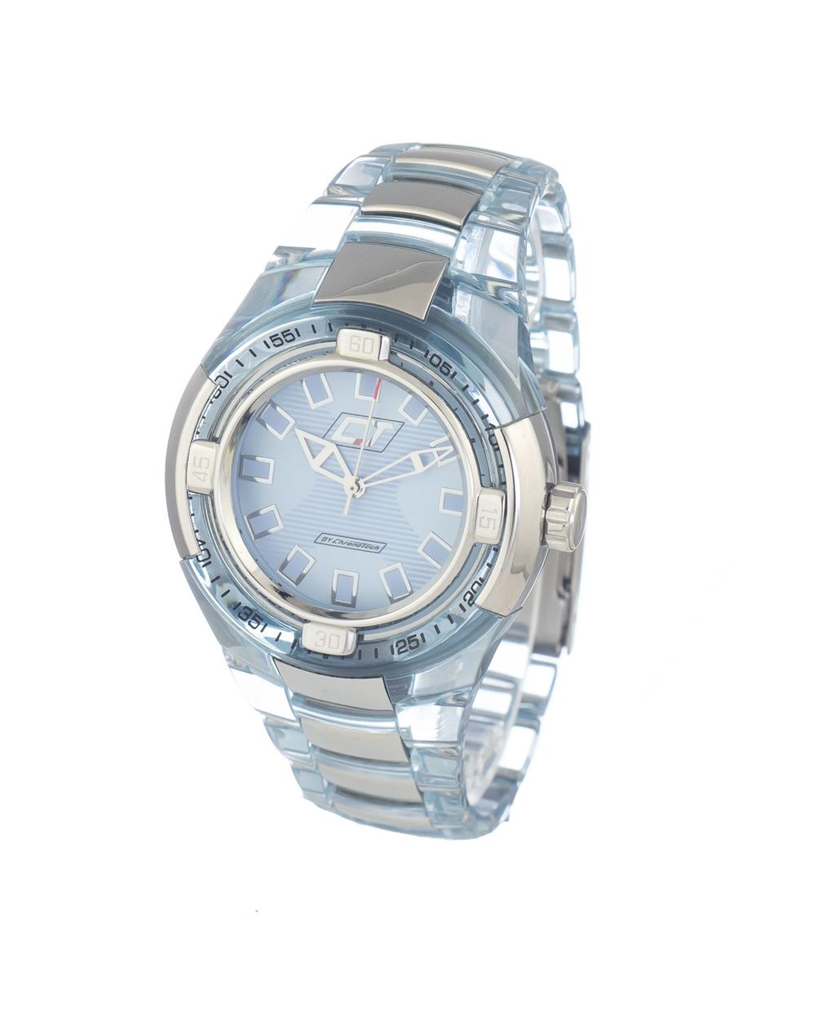 V539-CHCC7047M01MAC-202506161746-00 Chronotech Men's Transparent Polycarbonate Watch - One Size - Image 1