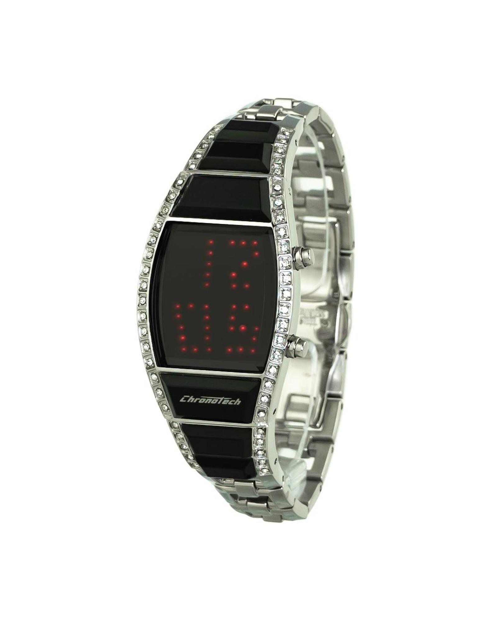 V539-CHCT7122LS03MAC-202506161646-00 Chronotech Women's Silver Steel Watch - One Size - Image 1