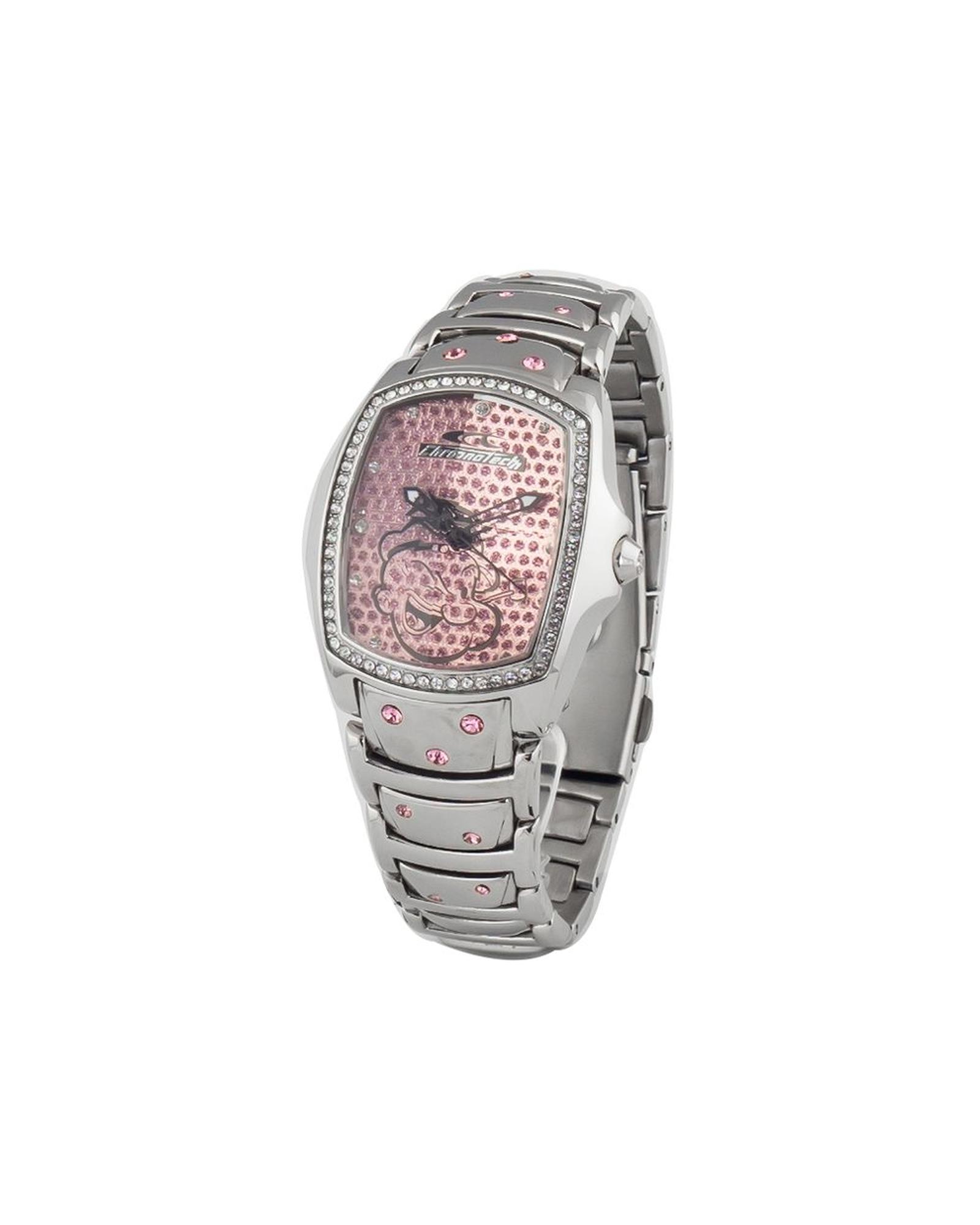 V539-CHCT7896LS87MAC-202506161821-00 Chronotech Women's Silver Steel Watch - One Size - Image 1