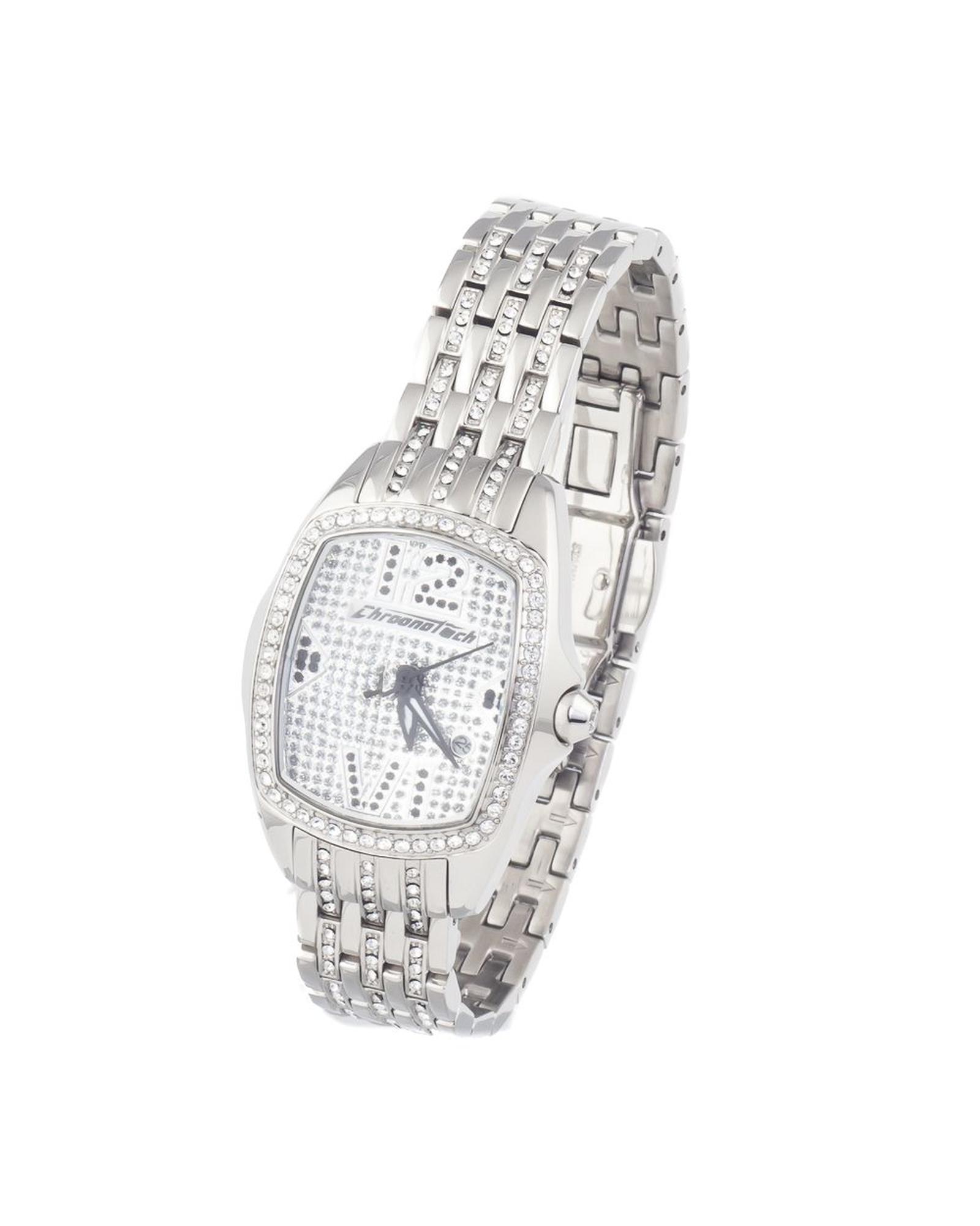 V539-CHCT7930LS39MAC-202506161830-00 Chronotech Women's Silver Steel Watch - One Size - Image 1
