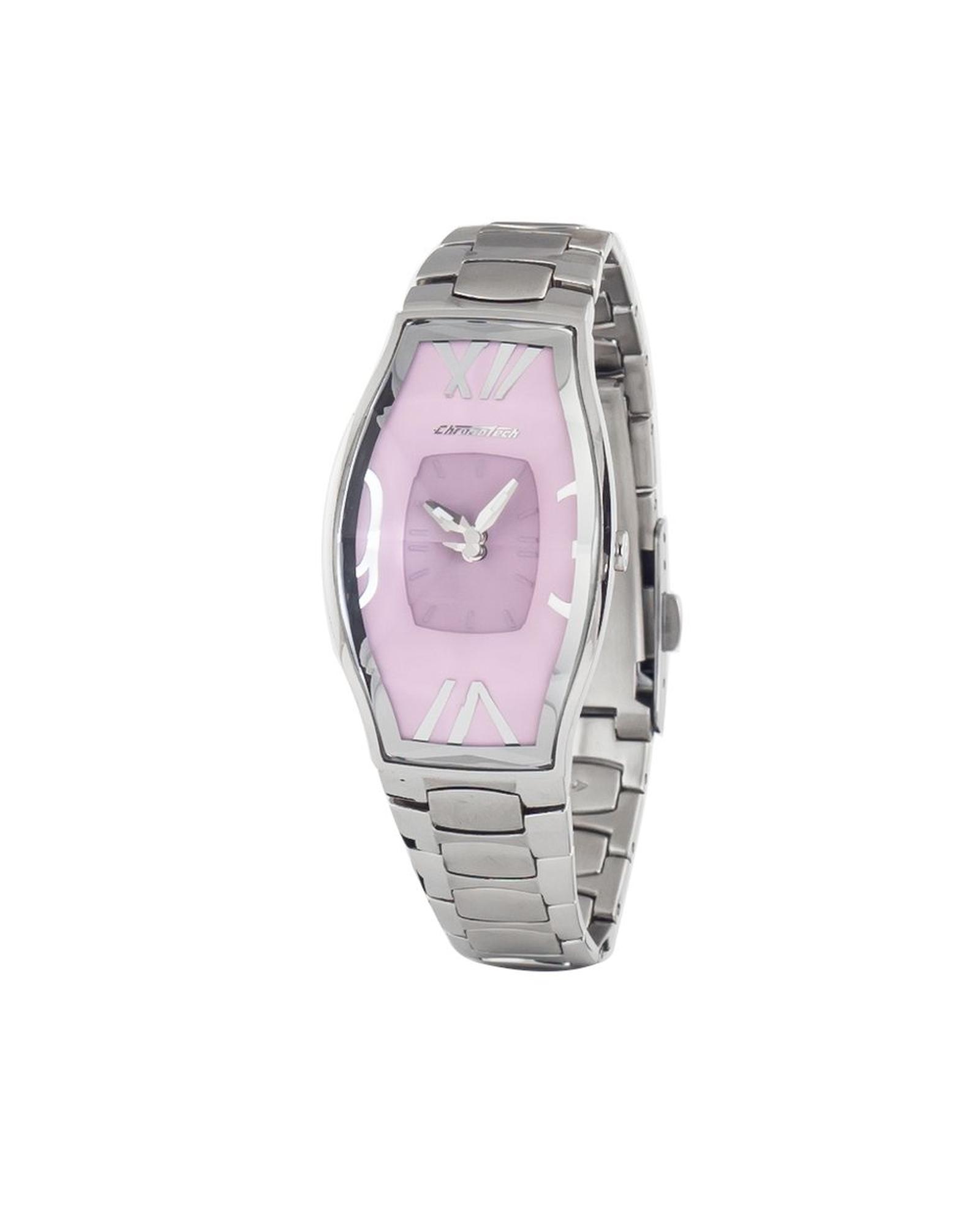 V539-CHCT7932L07MAC-202506161835-00 Chronotech Women's Silver Steel Watch - One Size - Image 1