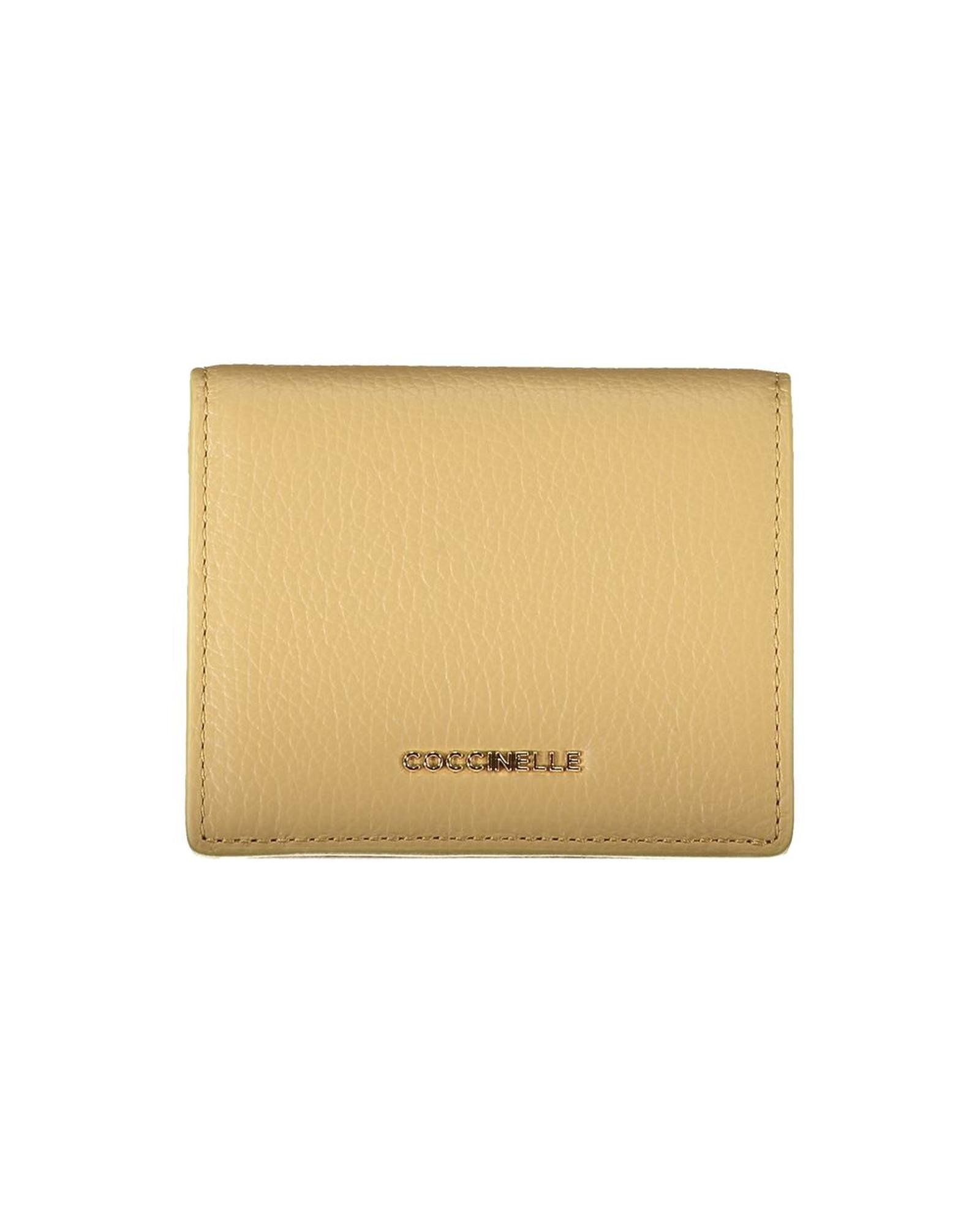 V539-CO-29283-202506161621-00 Coccinelle Women's Beige Leather Wallet - One Size - Image 1