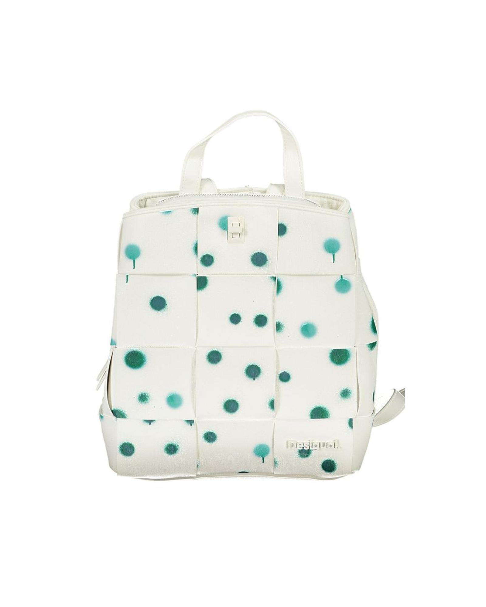 V539-DE-28941-202506162131-00 Desigual Women's White Polyethylene Backpack - One Size - Image 1