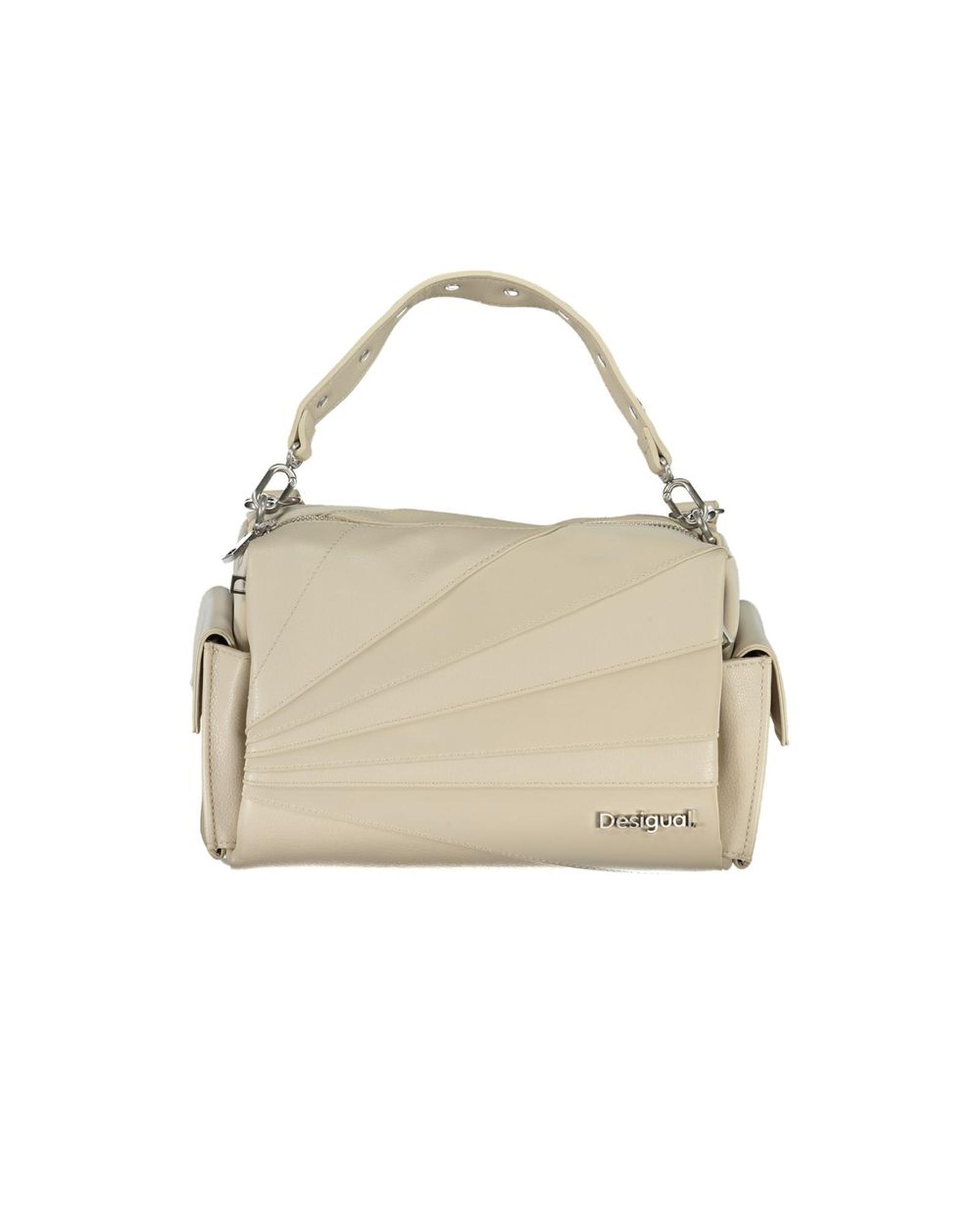 V539-DE-28969-202506162137-00 Desigual Women's Beige Polyethylene Handbag - One Size - Image 1