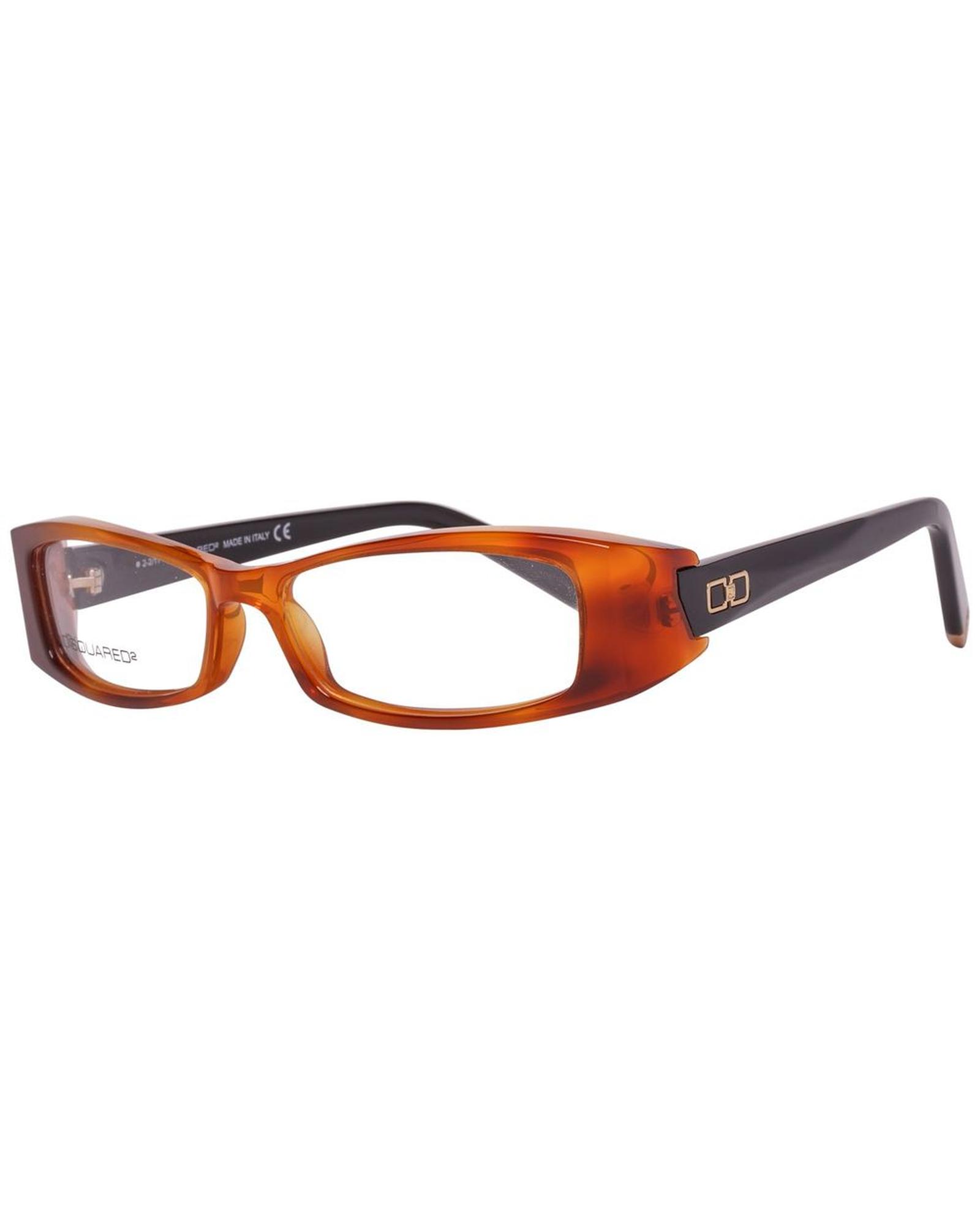 V539-DSDQ502005351AC-202506162015-00 Dsquared² Women's Brown Plastic Frames - One Size - Image 1