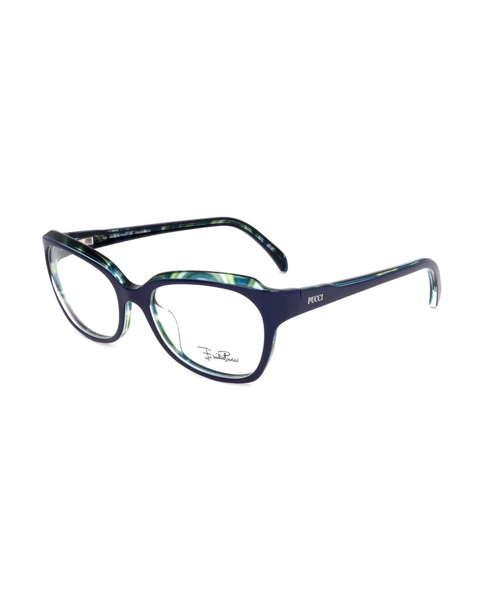 V539-EPEP2668400AC-202506162145-00 Emilio Pucci Women's Blue Plastic Frames - One Size - Image 1