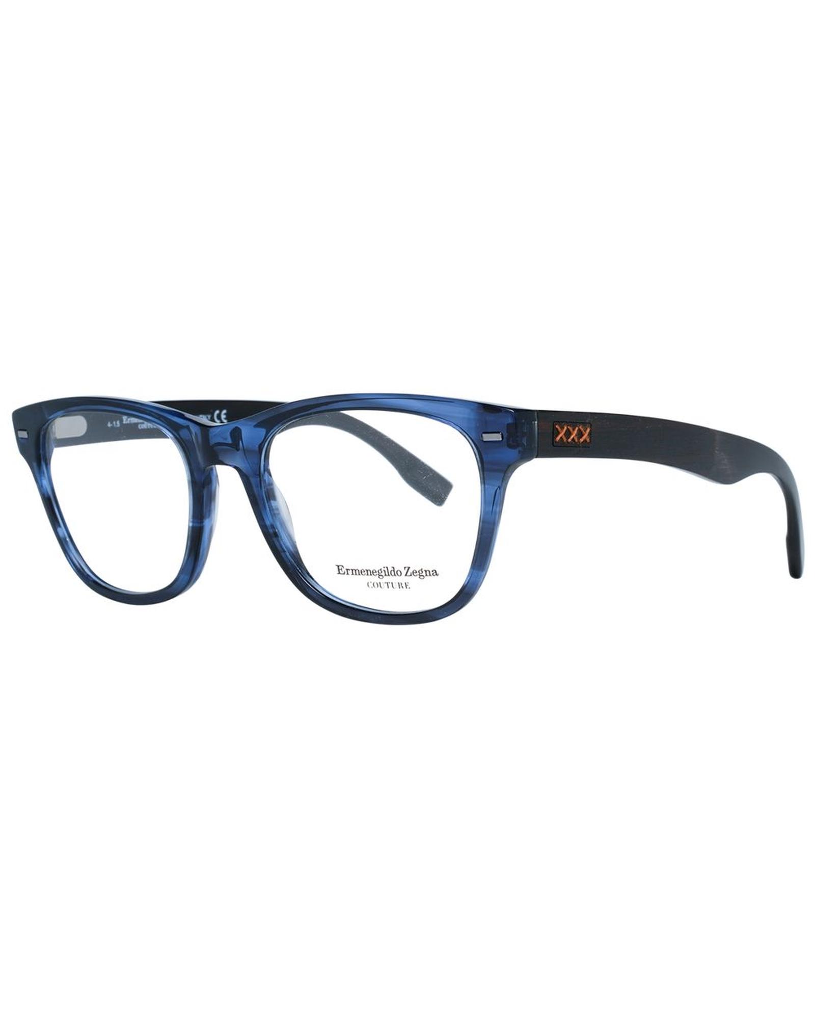 V539-ER-1038882-202506161921-00 Ermenegildo Zegna Men's Blue Optical Frames - One Size - Image 1
