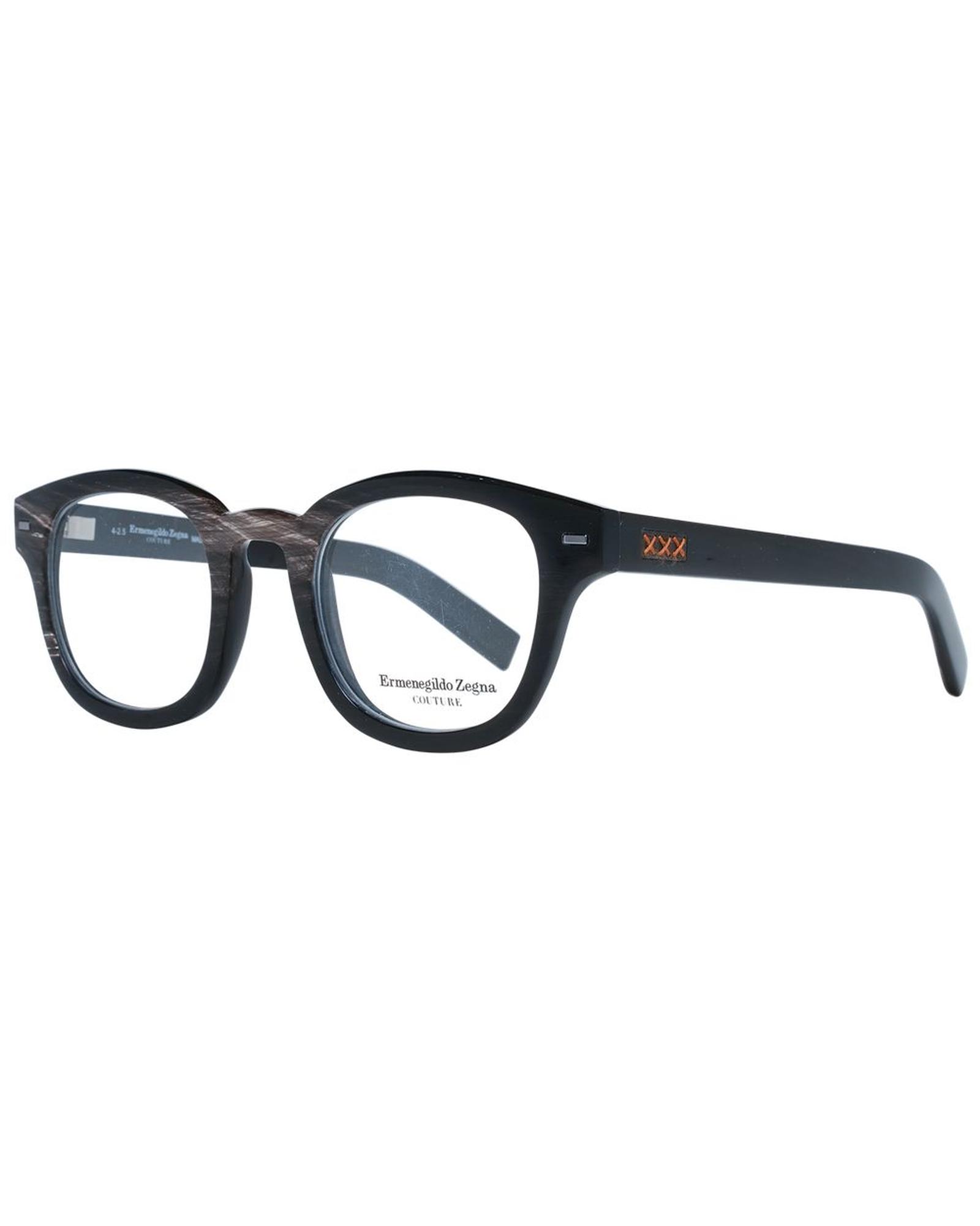 V539-ER-1038915-202506161942-00 Ermenegildo Zegna Men's Brown Optical Frames - One Size - Image 1