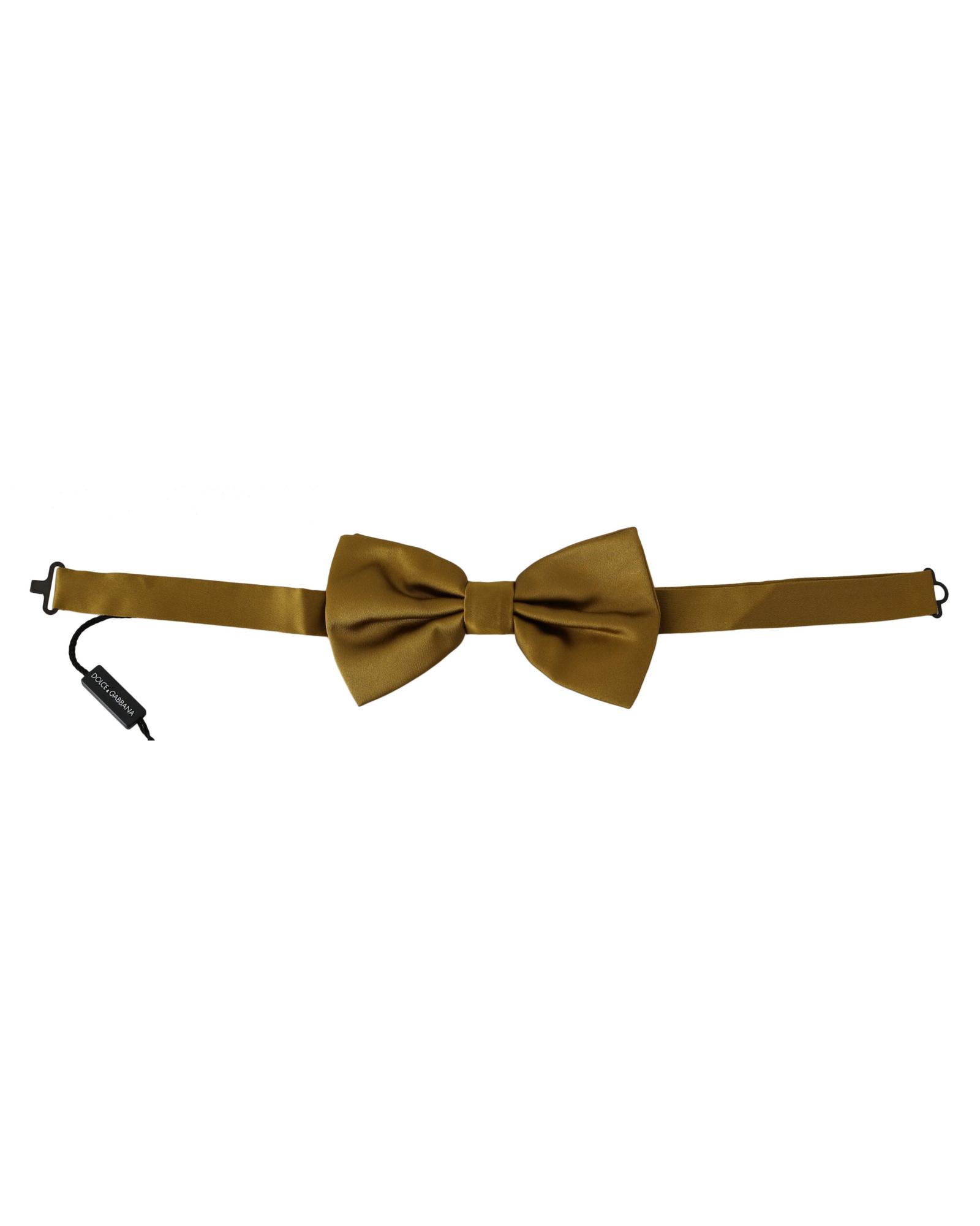 V539-FT1008-202508312145-00 Exclusive Dolce & Gabbana Silk Bow Tie One Size Men - Image 1