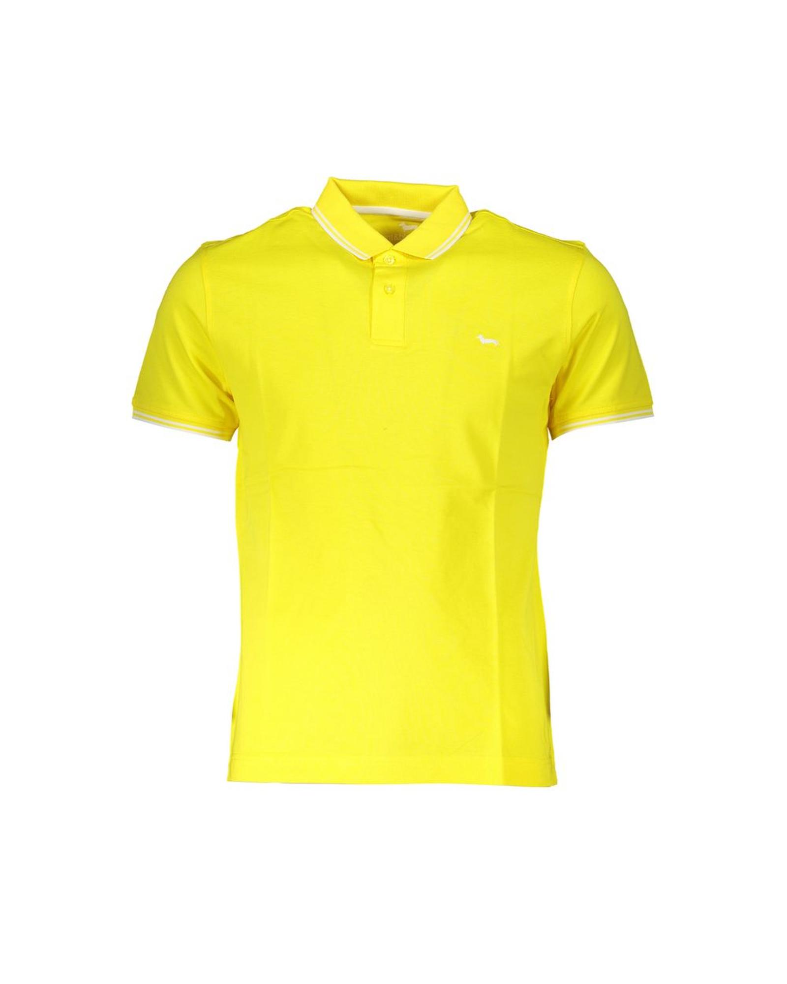V539-HA-28216-M-202506170330-00 Harmont & Blaine Men's Yellow Cotton Polo Shirt - M - Image 1