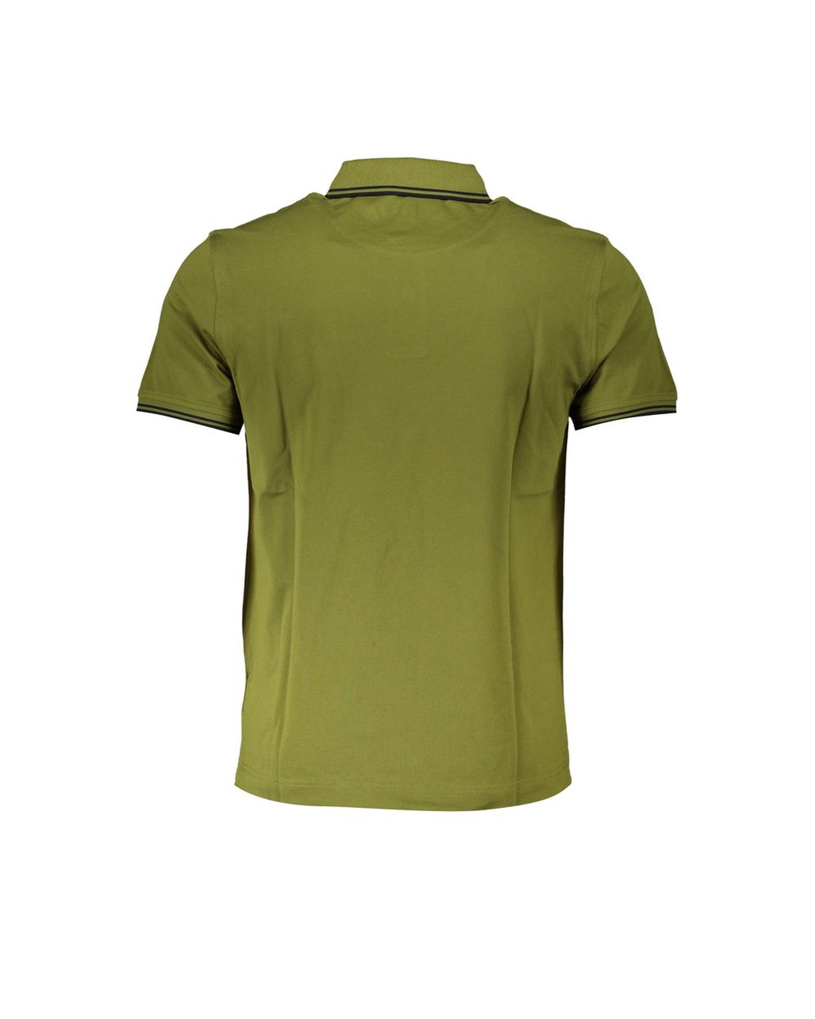 V539-HA-28221-XL-202506191935-00 Harmont & Blaine Men's Green Cotton Polo Shirt - XL - Image 1