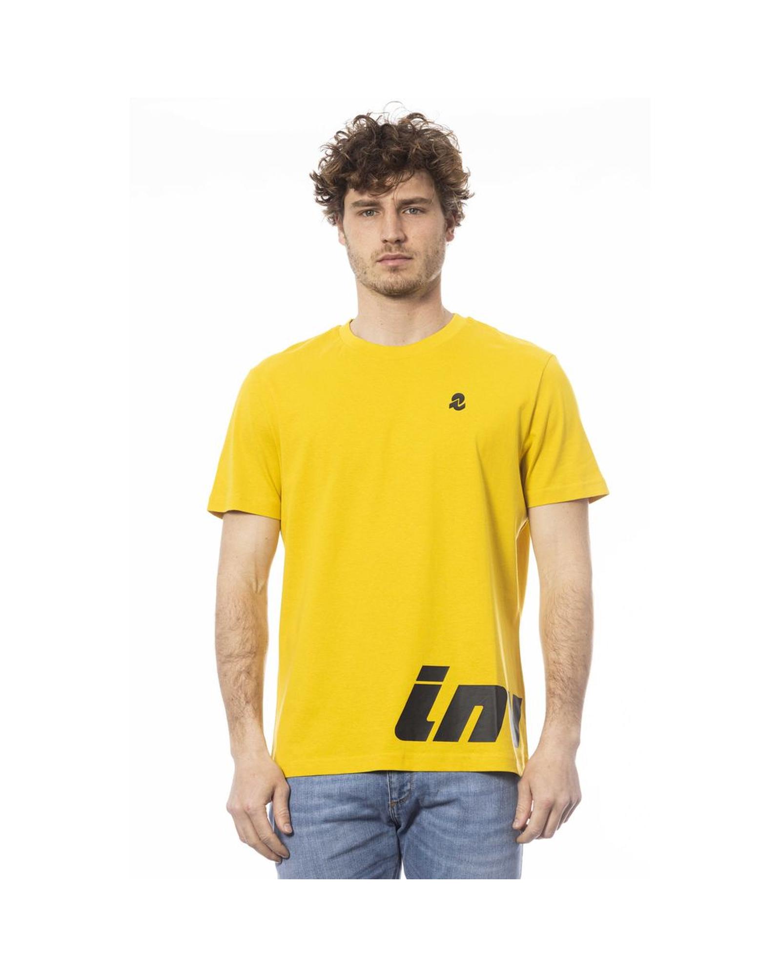 V539-IN-24038-M-202506111626-00 Invicta Men's Yellow Cotton T-Shirt - M - Image 1