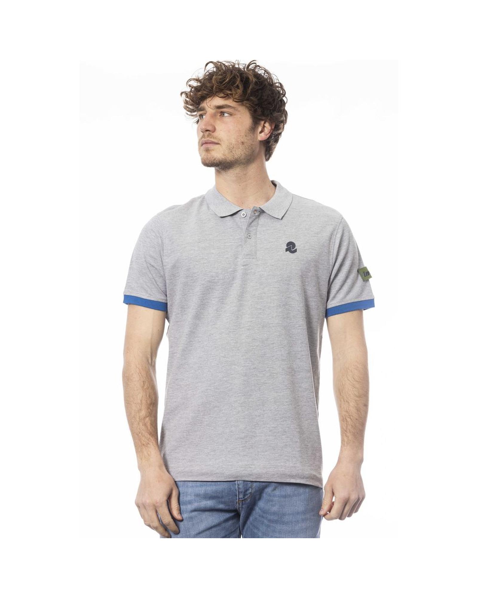 V539-IN-24064-S-202506170245-00 Invicta Men's Gray Cotton Polo Shirt - S - Image 1