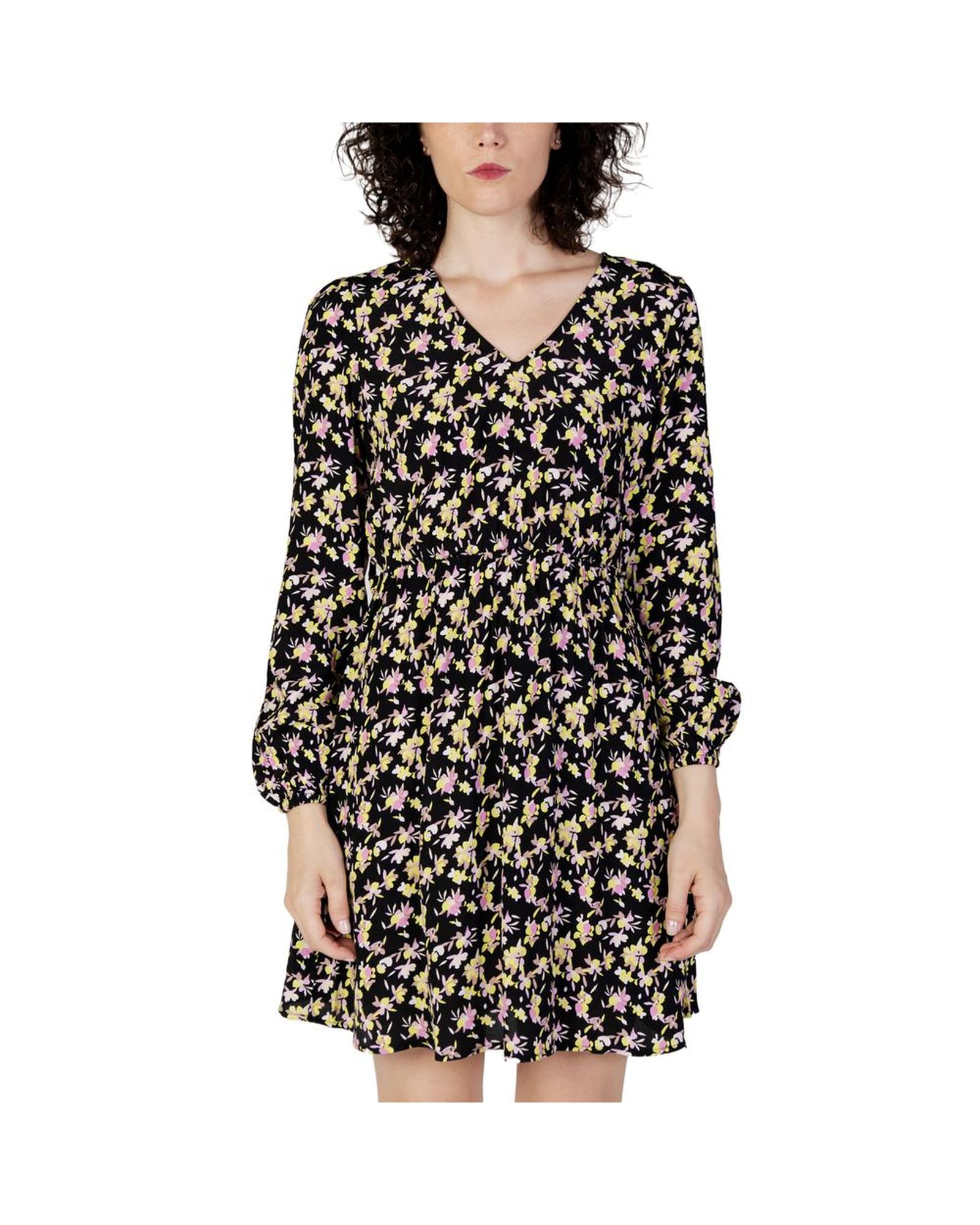 V539-JA-11457000009-IT42M-202506170311-00 Jacqueline De Yong Women's Black Viscose Dress - 42 IT - Image 1