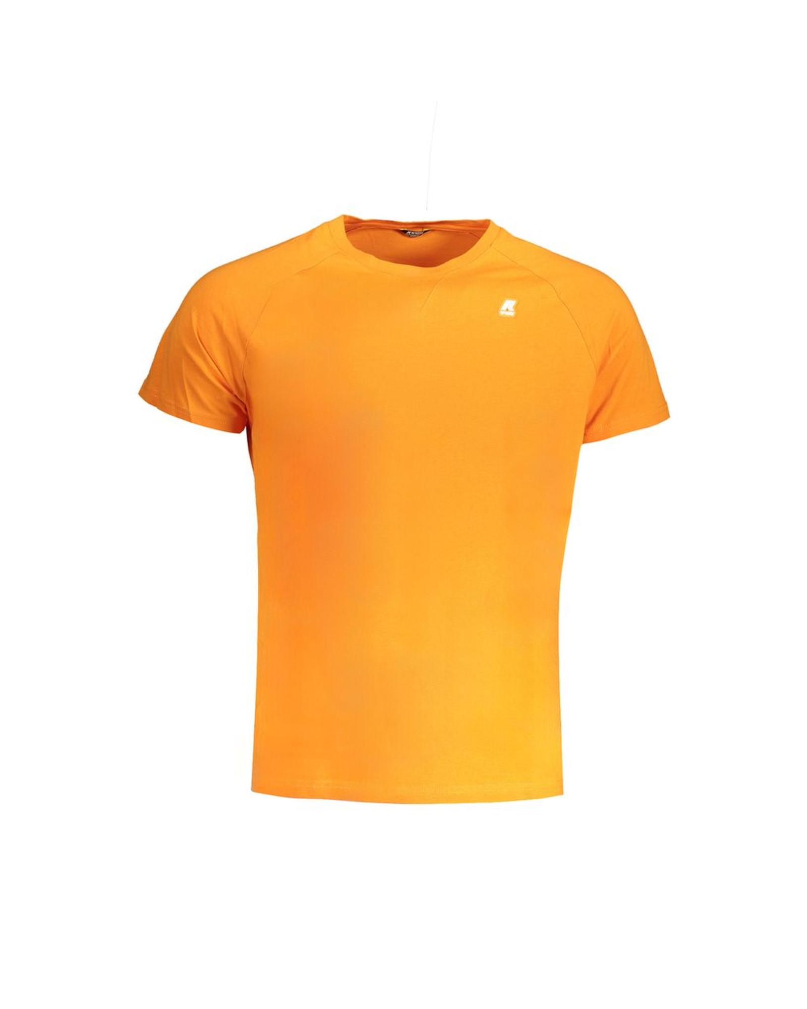 V539-KW-31317-XXL-202506170511-00 K-WAY Men's Orange Cotton T-Shirt - 2XL - Image 1
