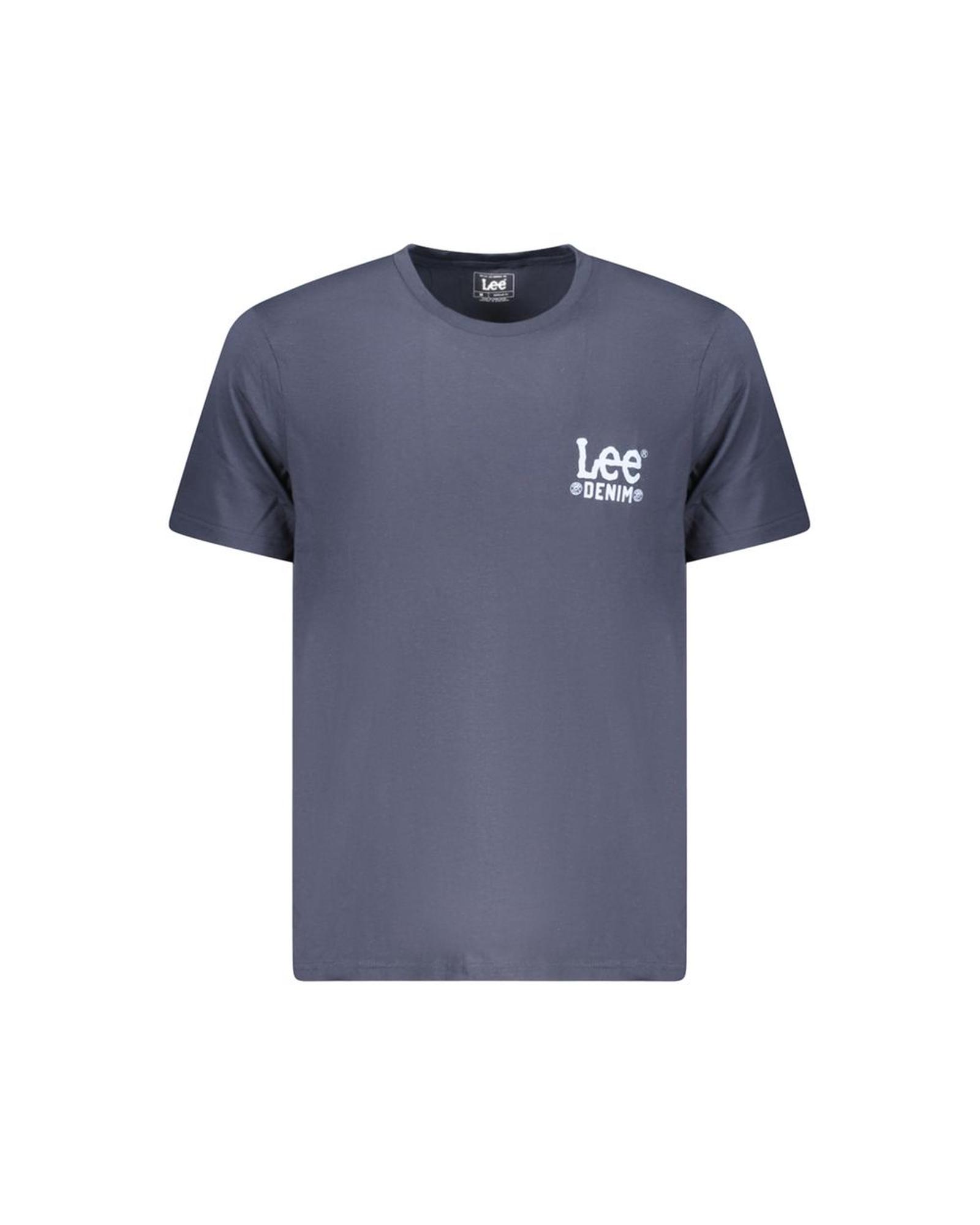 V539-LE-35367-XXL-202506170720-00 Lee Men's Blue Cotton T-Shirt - 2XL - Image 1