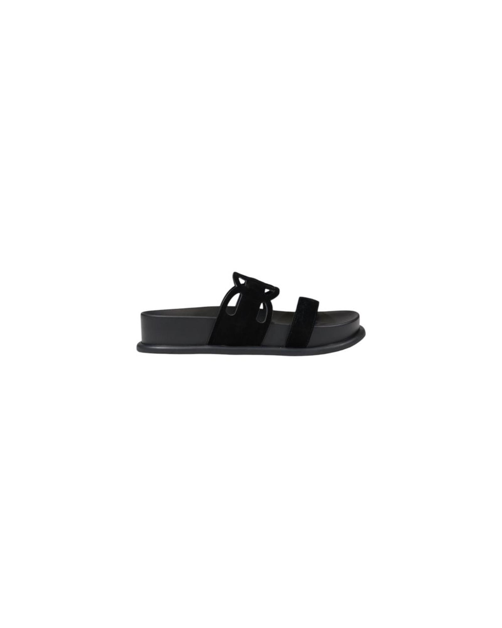 V539-LI-15850900009-EU38US8-202506170737-00 Liu Jo Women's Black Leather Sandal - 38 EU - Image 1