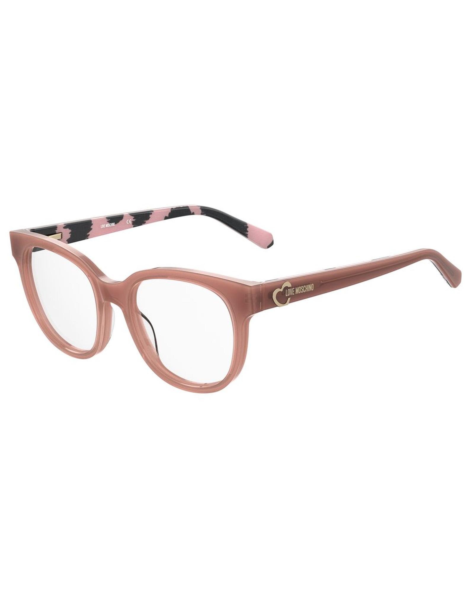 V539-LMMOL599IGFF118AC-202506170835-00 Love Moschino Women's Orange Acetate Frames - One Size - Image 1