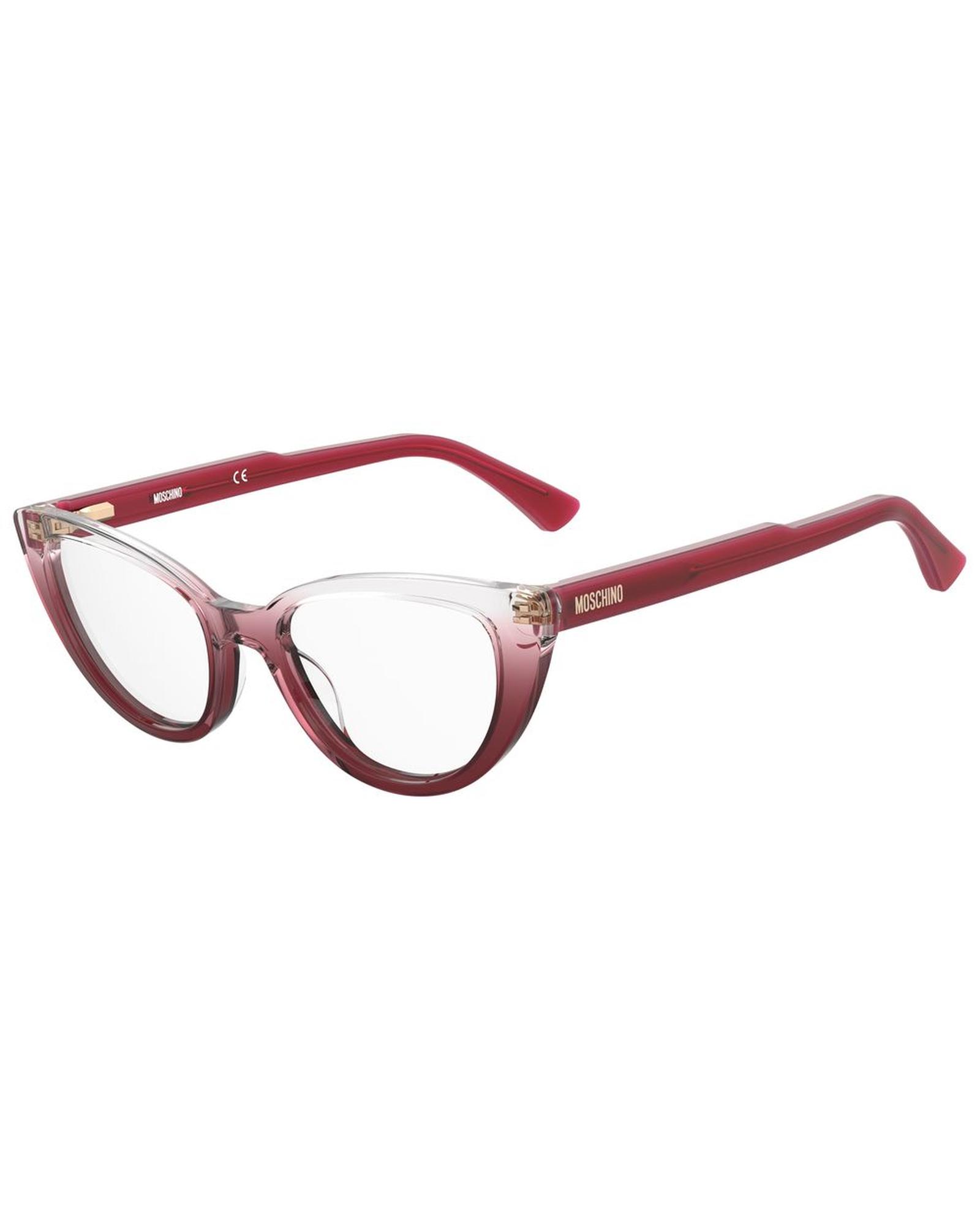 V539-MOMOS6056XQAC-202506170947-00 Moschino Women's Red Acetate Frames - One Size - Image 1